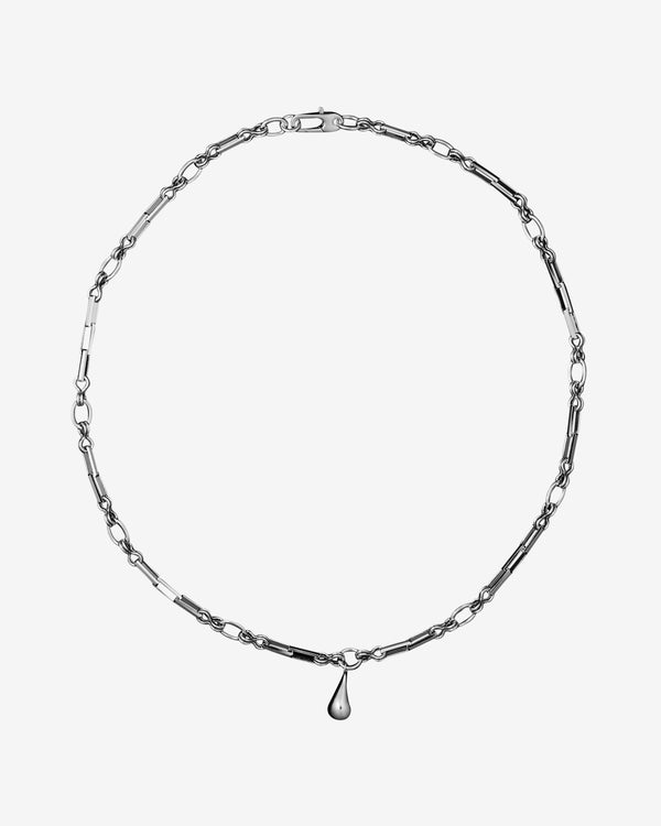 Johnny Valentine - Teardrop Necklace - (Silver)