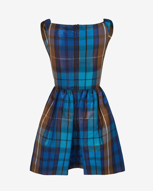 Vivienne Westwood - Women's Mini Sunday Dress - (Shiny Blue)