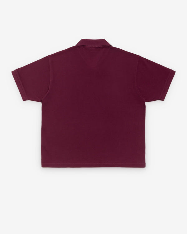 Stüssy - Men's Classic Pique Polo - (Plum)