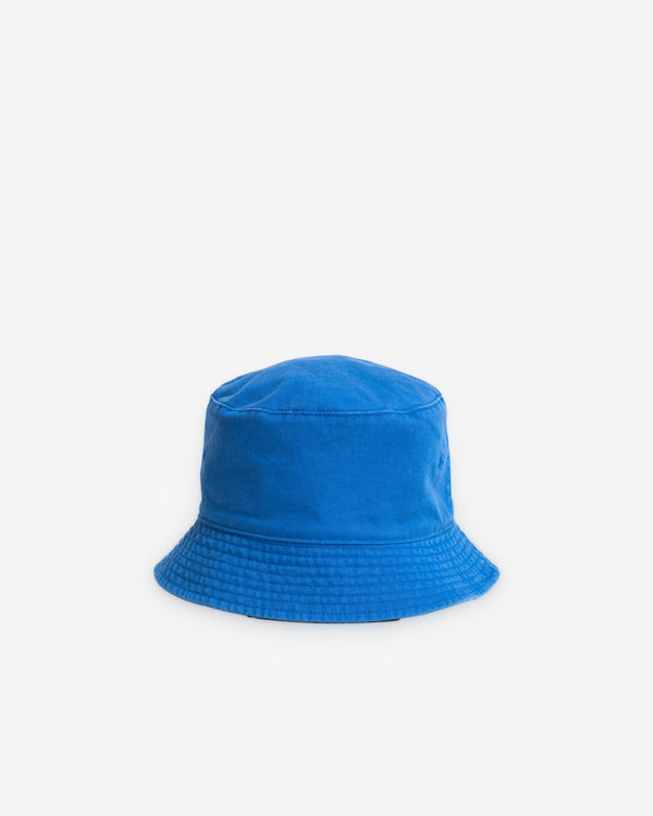 Stussy - Men's Reversible Stock Bucket Hat - (Royal Blue/Leopard)