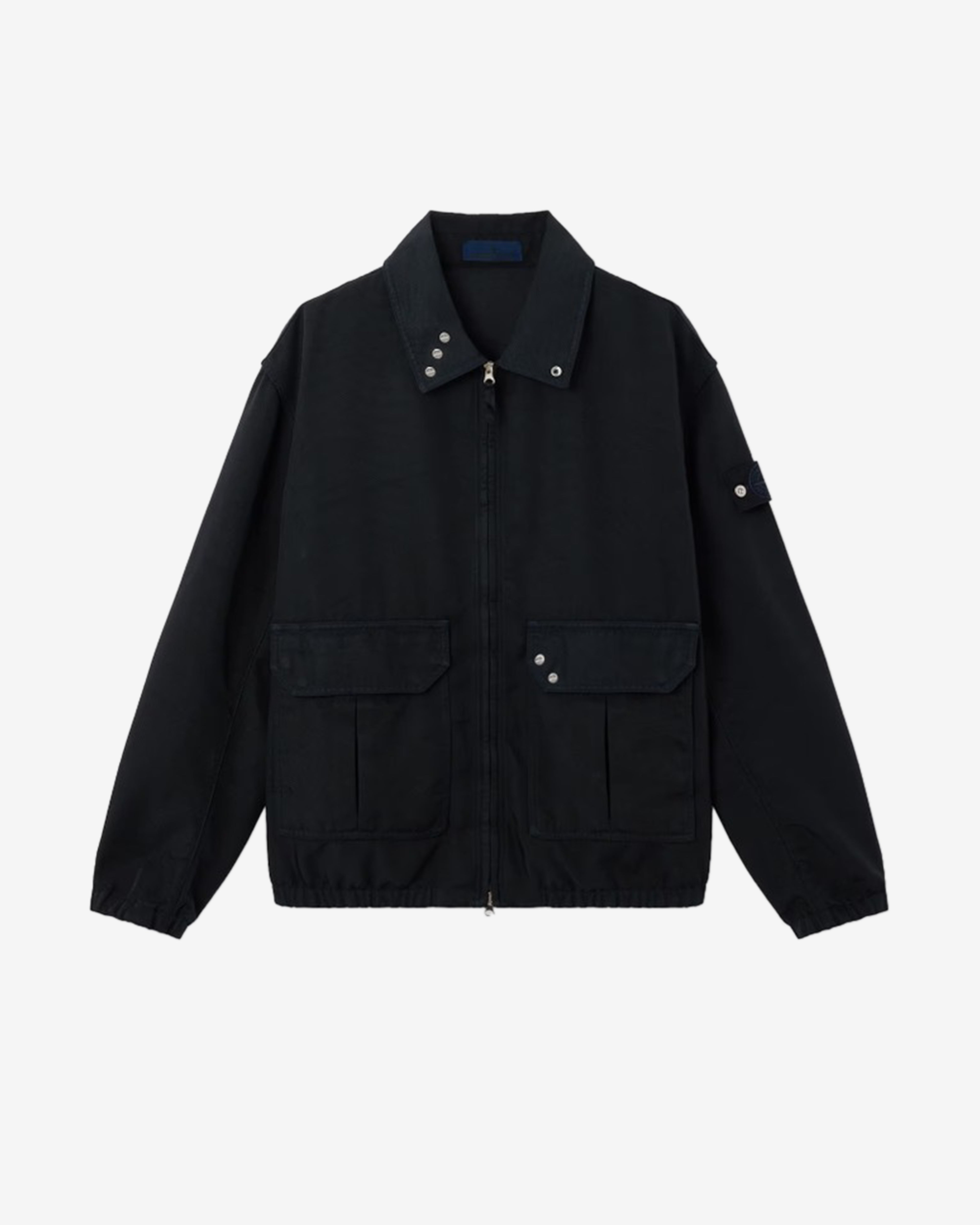 Stone Island: Men's Dense Oxford Nylon-TC (Navy Blue) | DSMNY E-SHOP