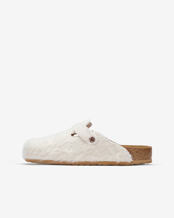 Birkenstock - Men's Cole Bennett Boston Wooly Moon Buckle - (Off White)