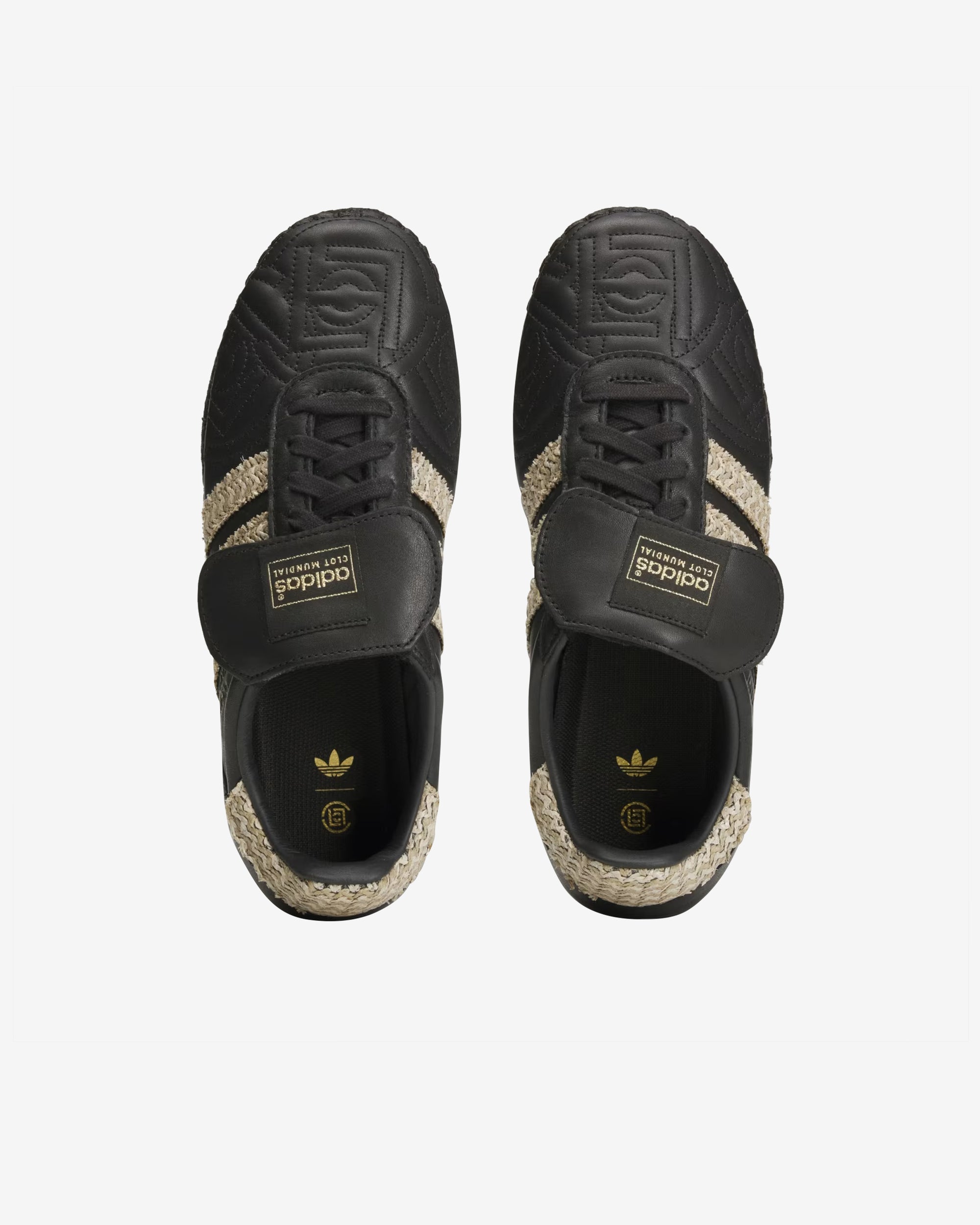 Adidas - Men's CLOT Mundial By Edison Chen Sneakers - (Core Black/Hemp) view 2, Click to Zoom in