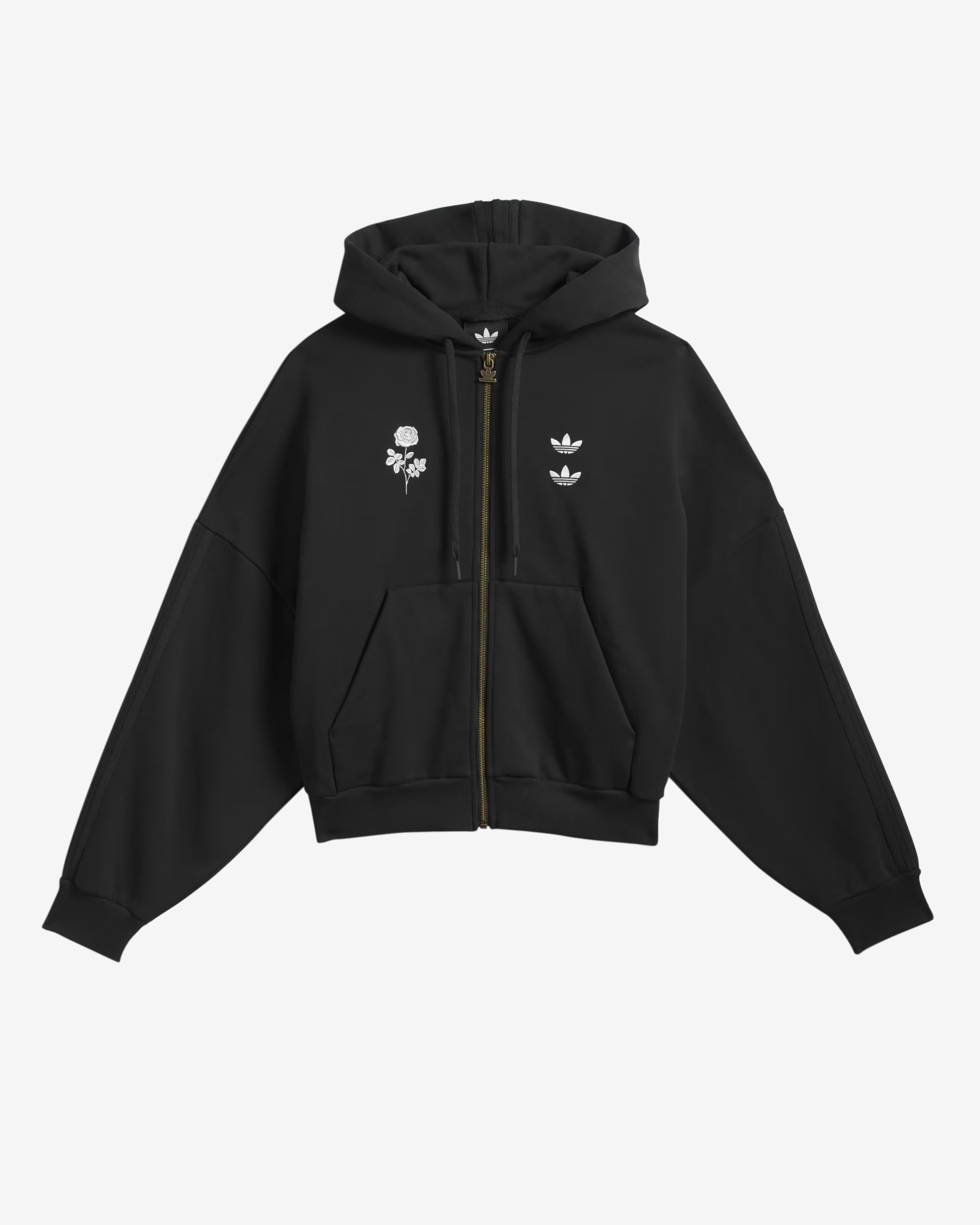 Adidas: Men's Willy Chavarria Zip Hoodie (Black) | DSMNY E-SHOP