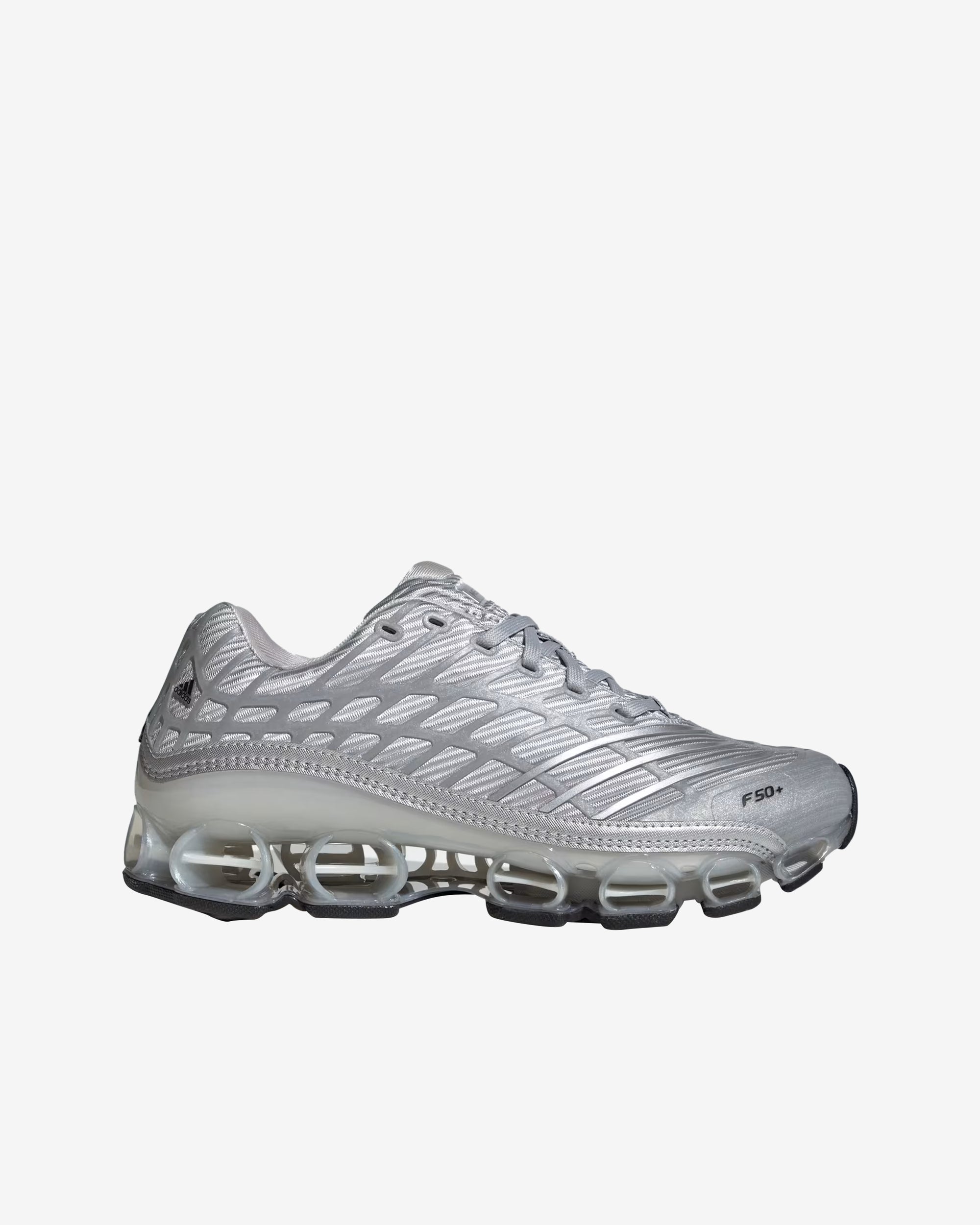 Adidas - Men's Megaride F50 Sneakers - (Silver Metallic) view 1, Click to Zoom in