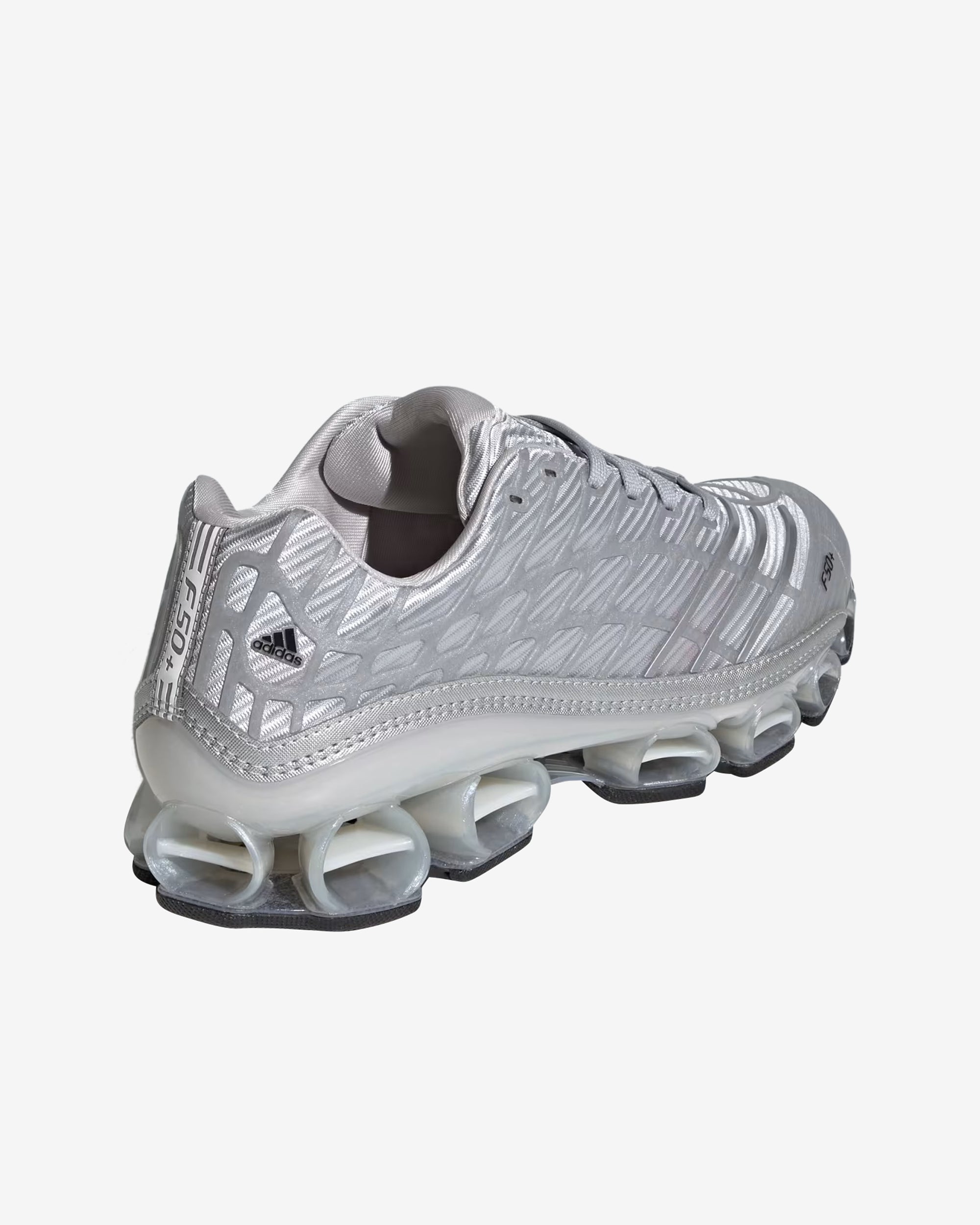 Adidas - Men's Megaride F50 Sneakers - (Silver Metallic) view 5, Click to Zoom in