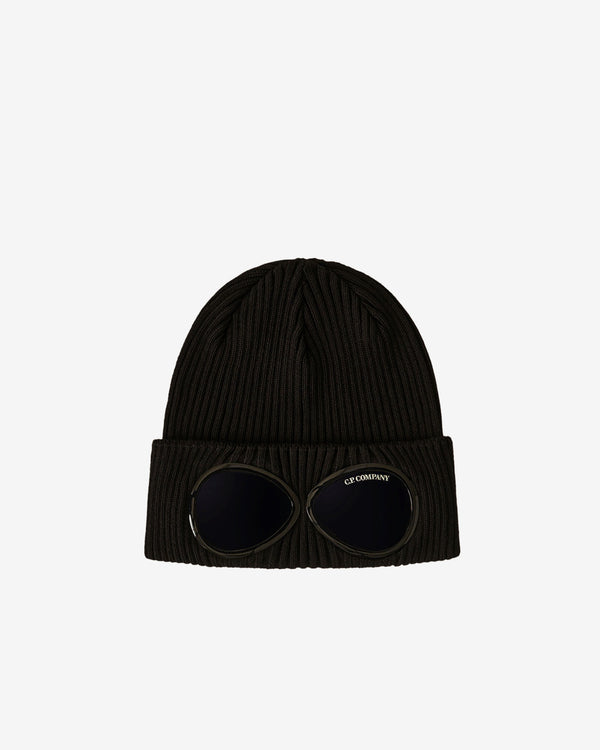 C.P. Company - Men's Cotton Goggle Beanie - (Black)