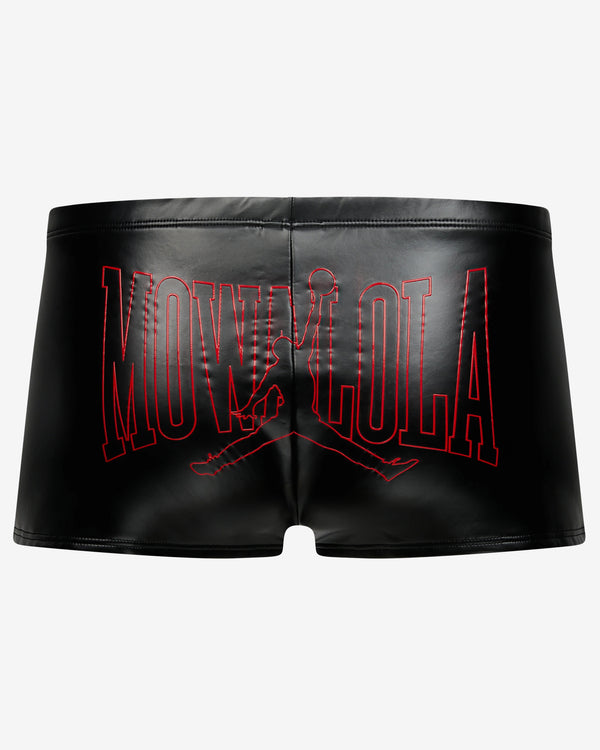 Jordan - Women's Mowalola Mini Short - (Black/Gym Red)