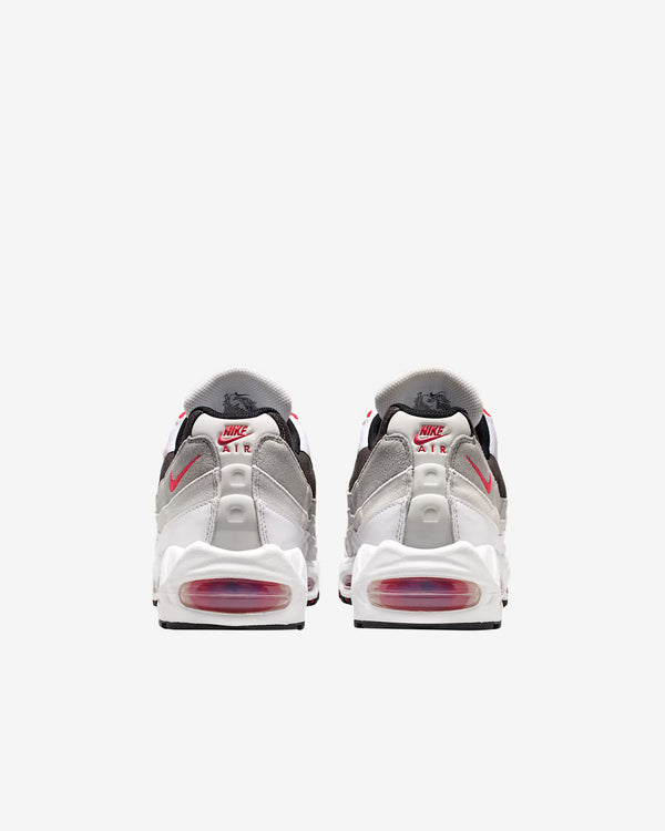 Nike - Men's Air Max 95 Premium Sneakers - (White/Red/Grey)