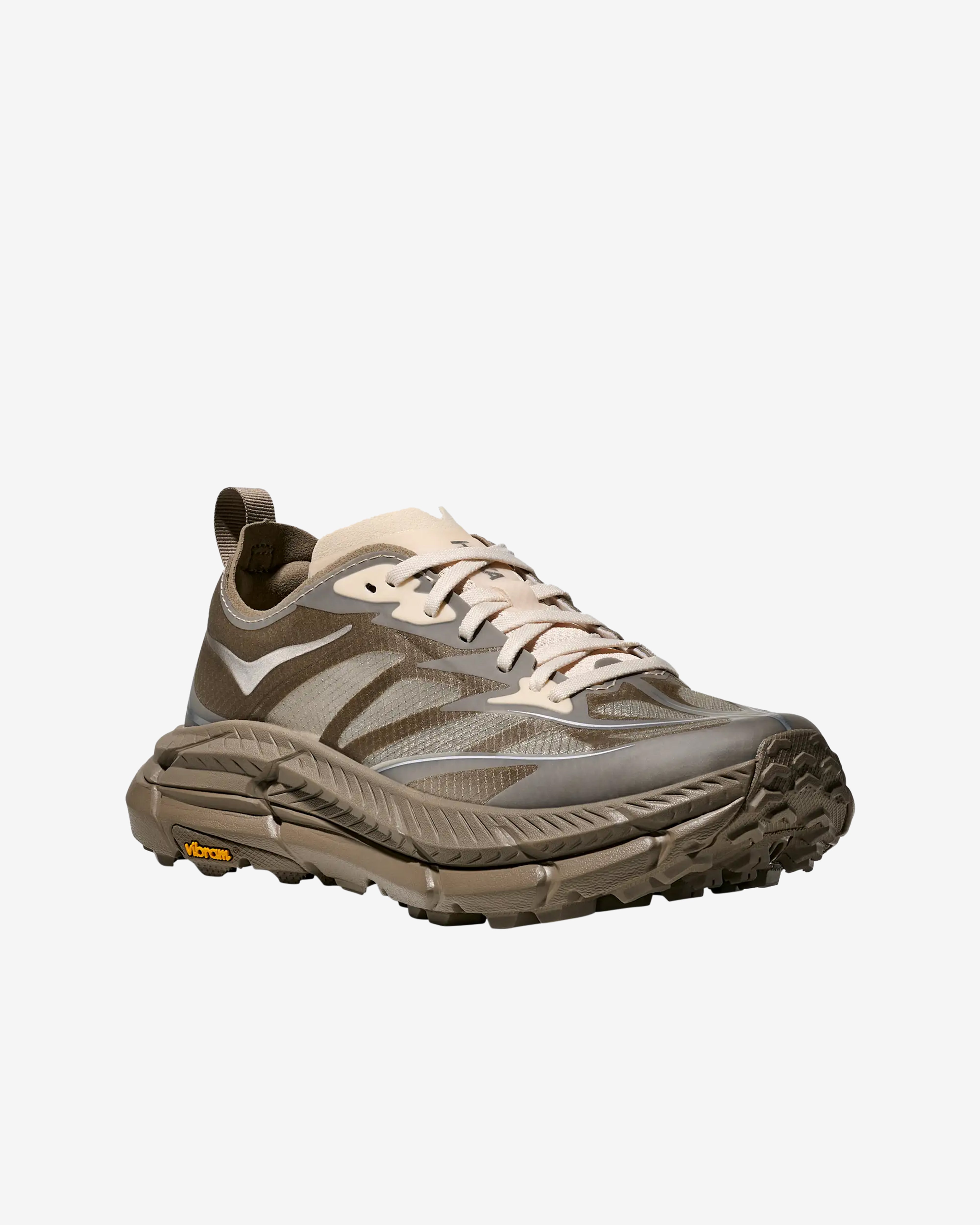 Hoka: Men's Mafate Speed 4 Lite Sneakers (Light Roast/Oat) | DSMNY