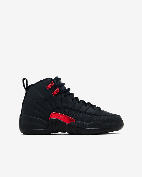 Nike - Air Jordan 12 Retro GS Sneakers  - (Black/Red)