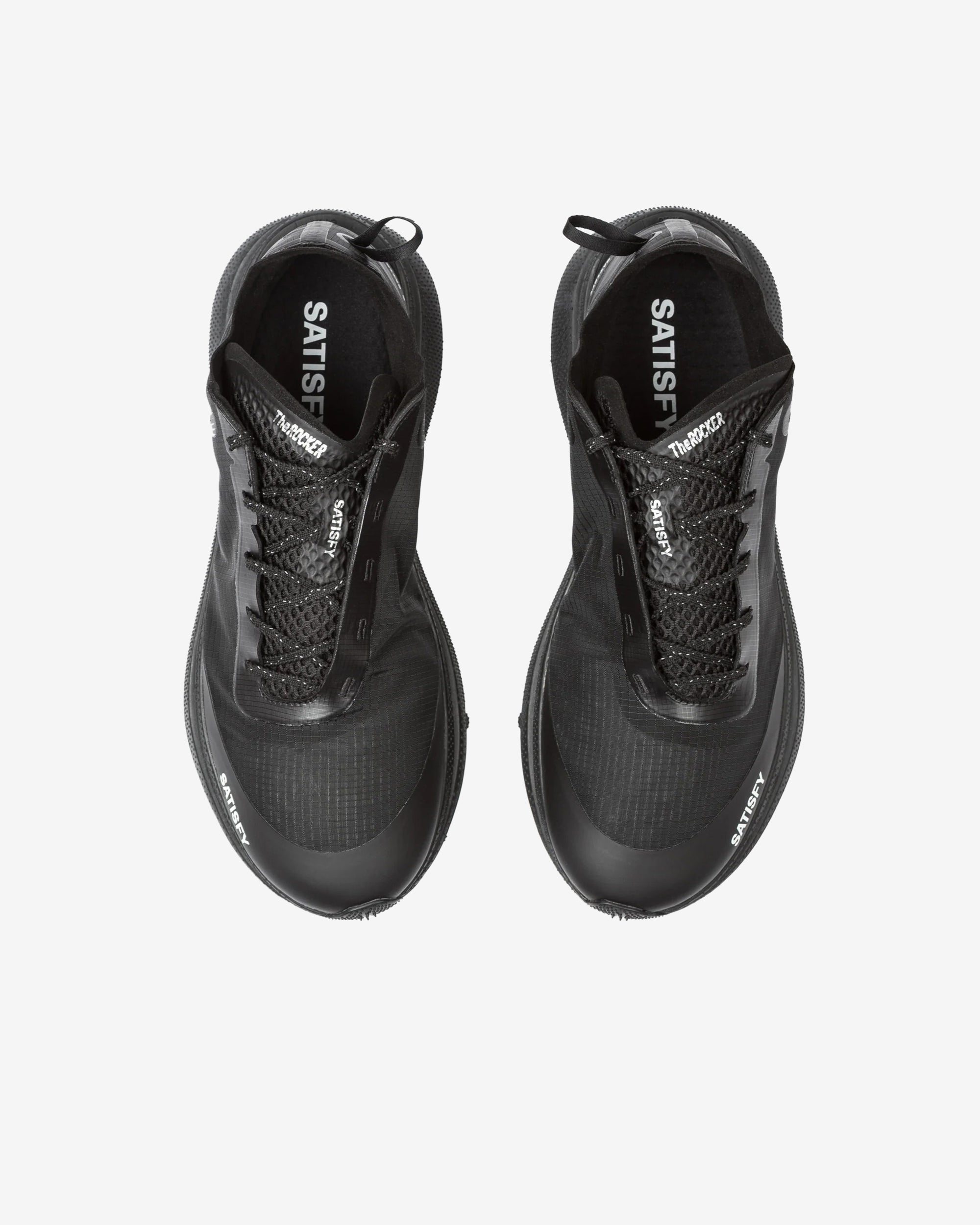Satisfy - Men's The Rocker Sneakers - (Jet Black) view 4, Click to Zoom in
