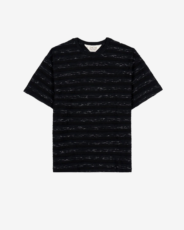 Brain Dead - Men's Casey Striped T-Shirt - (Black)