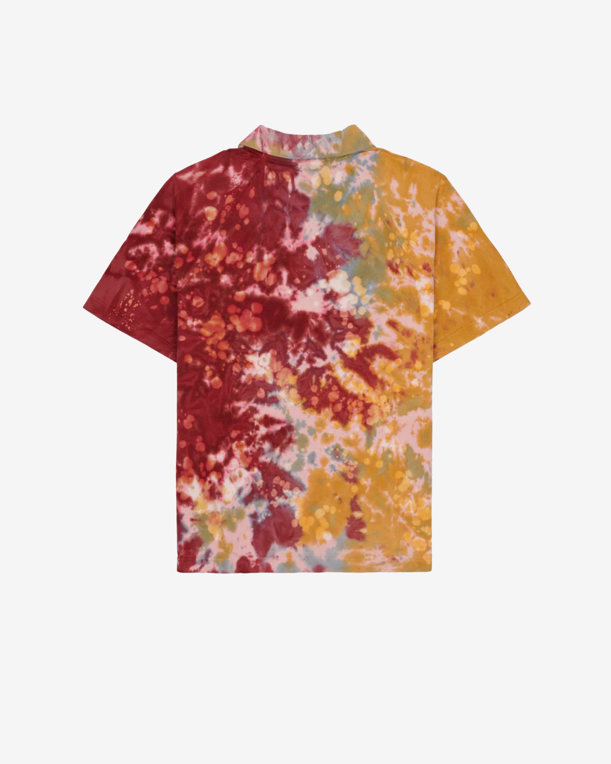 Brain Dead - Men's Dyed Short Sleeve Boxed Pique Polo view 2, Click to Zoom in