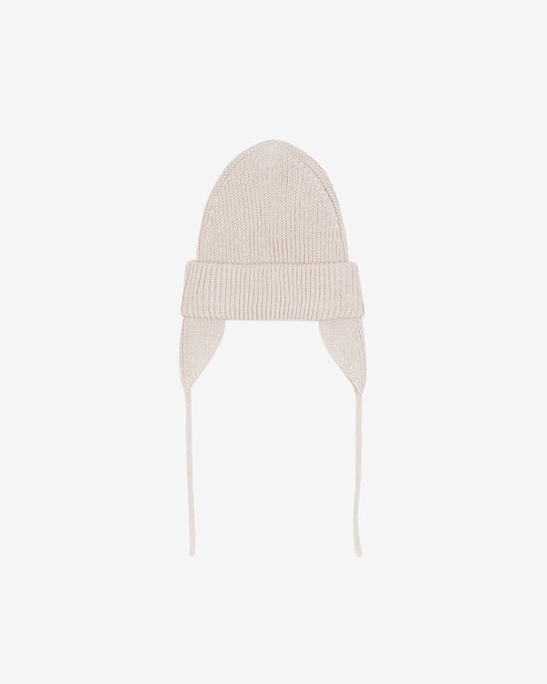 Brain Dead - Men's Knitted Ear Flap Beanie - (Natural)