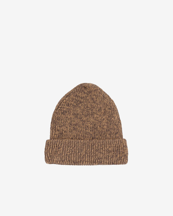 Brain Dead - Men's Marled Cotton Logohead Beanie - (Brown)