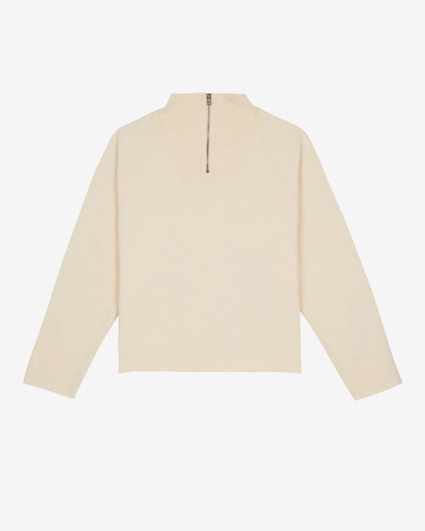 Brain Dead - Men's Raglan Mock Neck Pullover - (White)