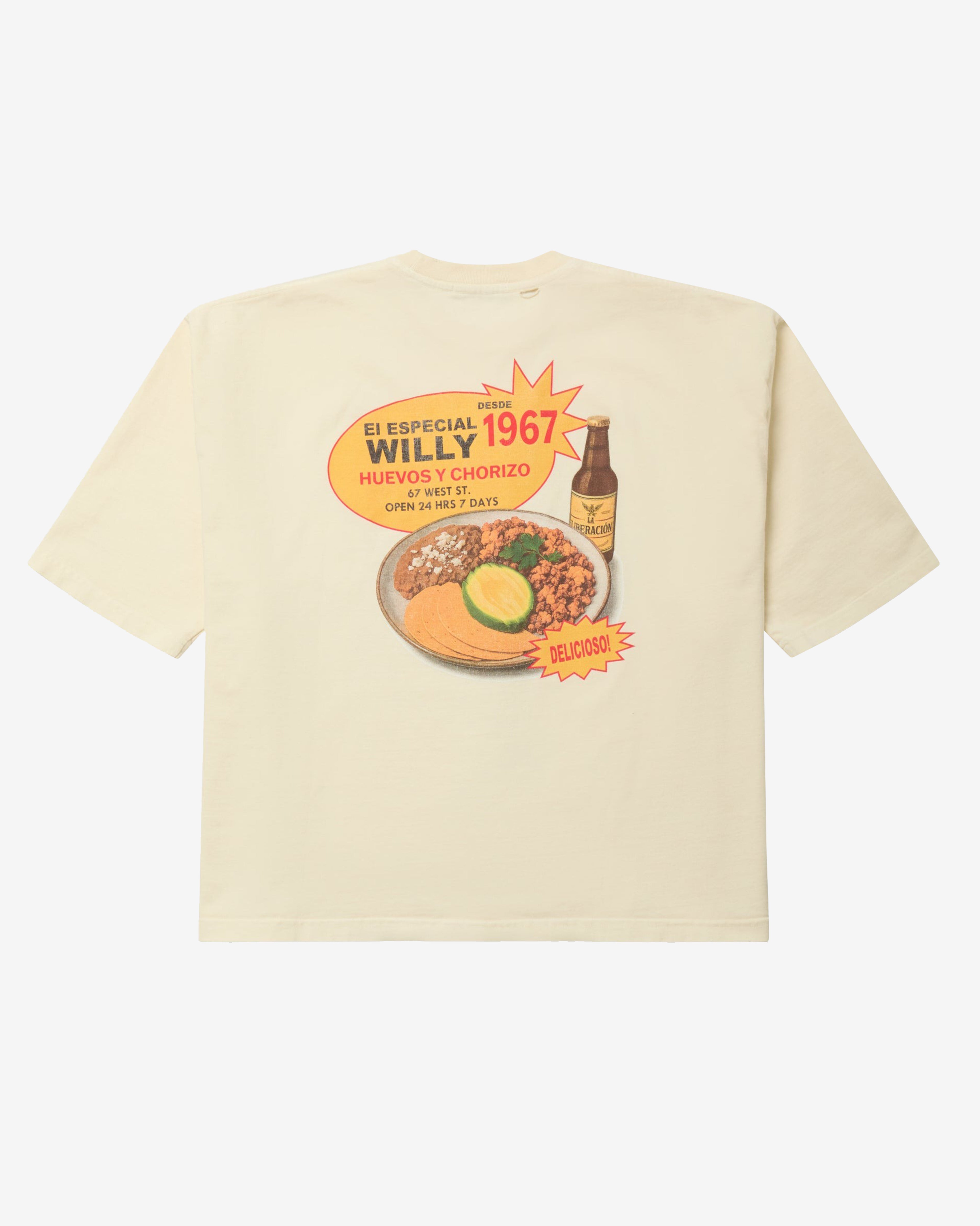 Willy Chavarria: Men's Willy's Taco Shop Buffalo Tee (Masa
