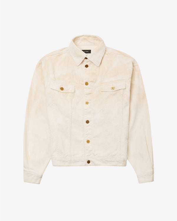 Willy Chavarria - Men's Chachi Denim Trucker Jacket - (Masa)