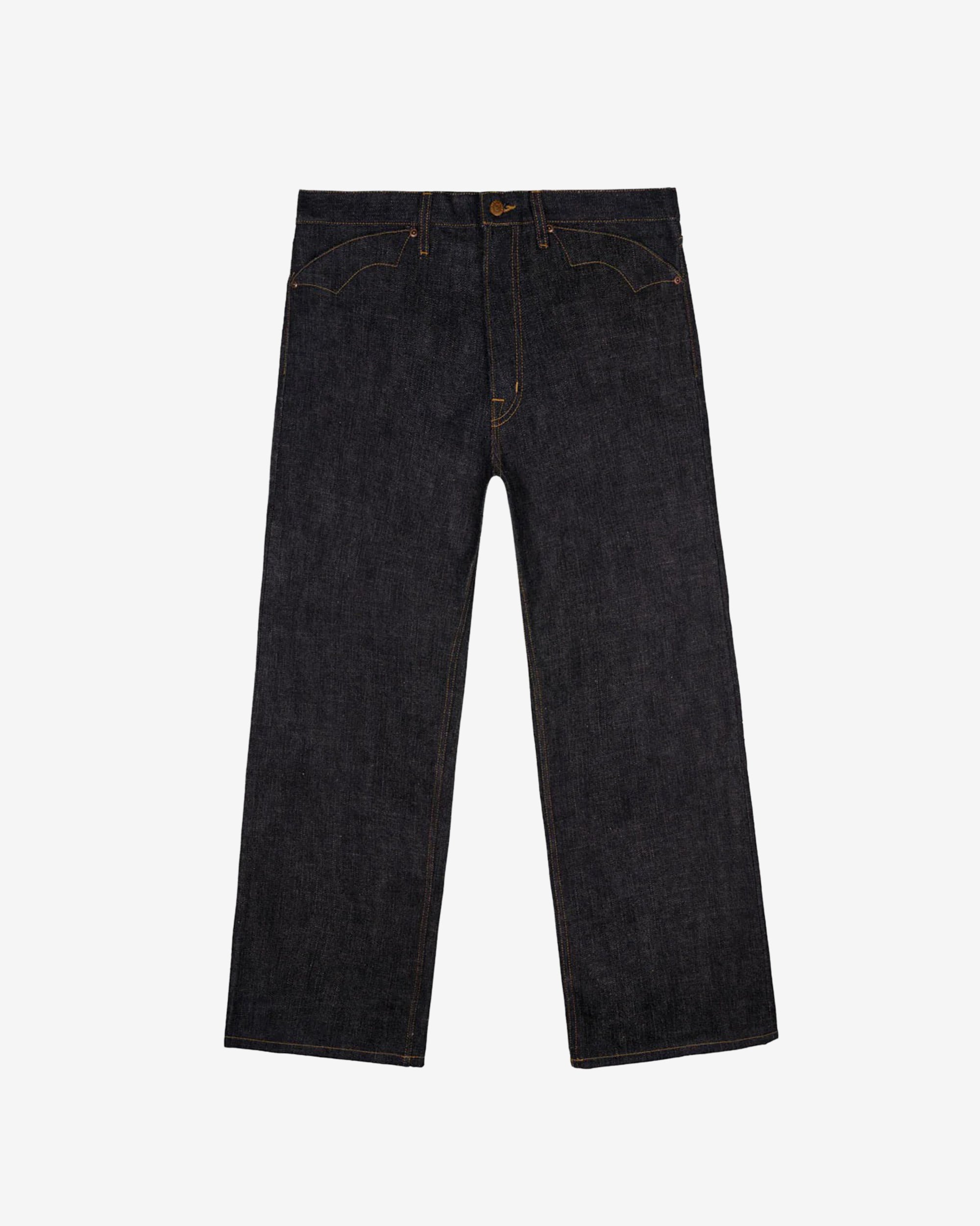 Brain Dead - Men's Type 00 15.5oz Selvedge Denim Pant - (Indigo) view 1, Click to Zoom in