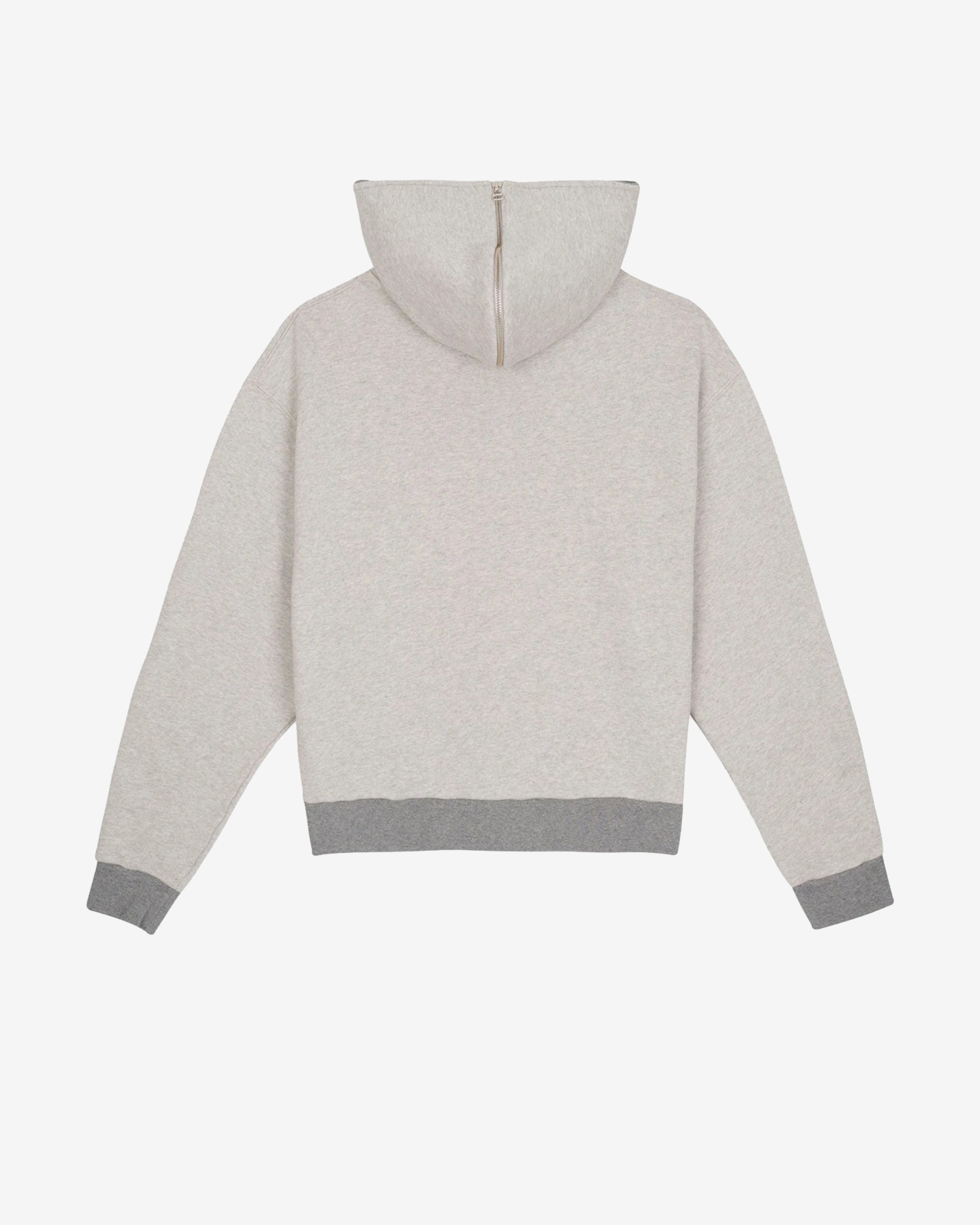 Brain Dead: Men's Zip Hoodie (Grey) | DSMNY E-SHOP