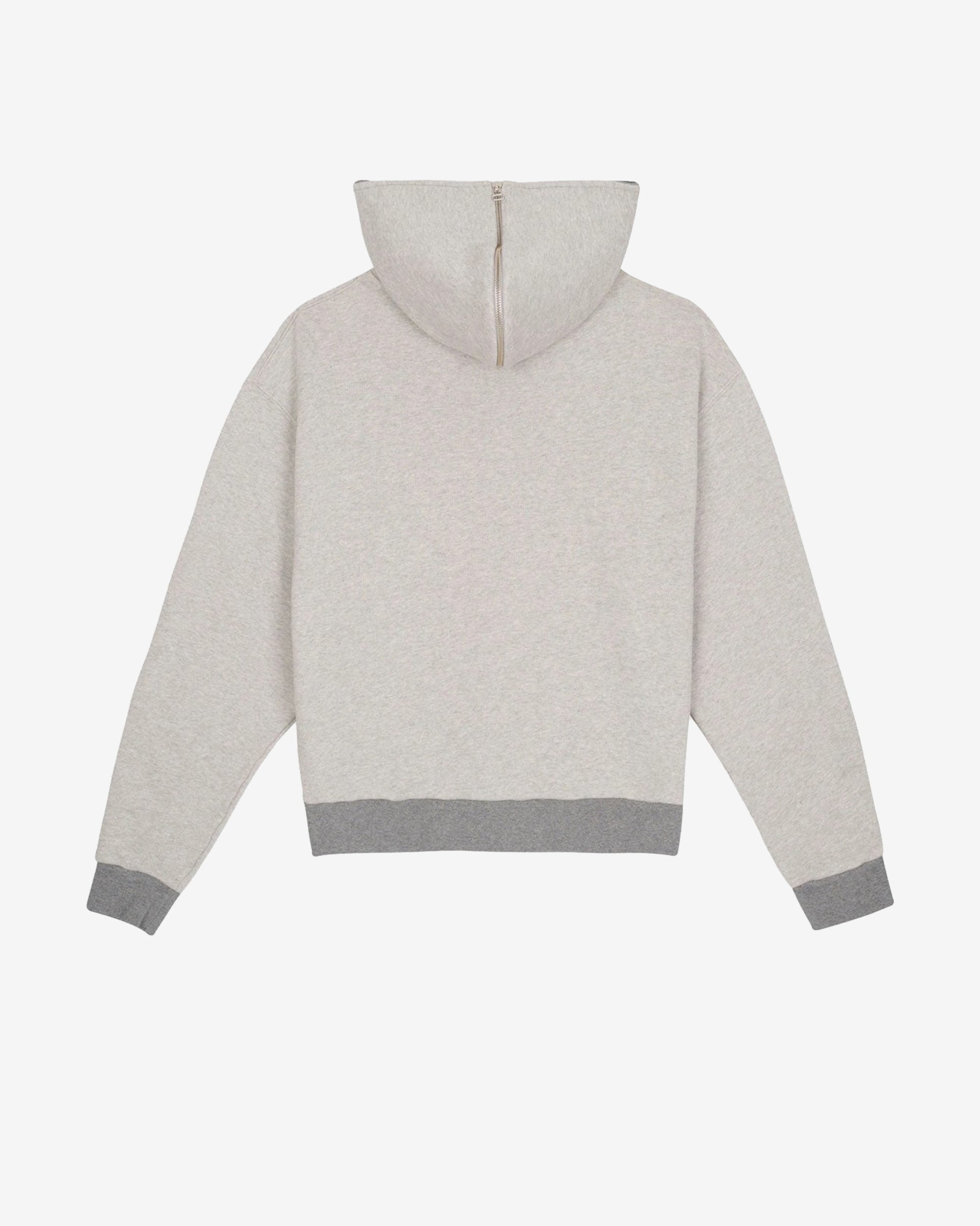 Brain Dead - Men's Zip Hoodie - (Grey) view 2, Click to Zoom in
