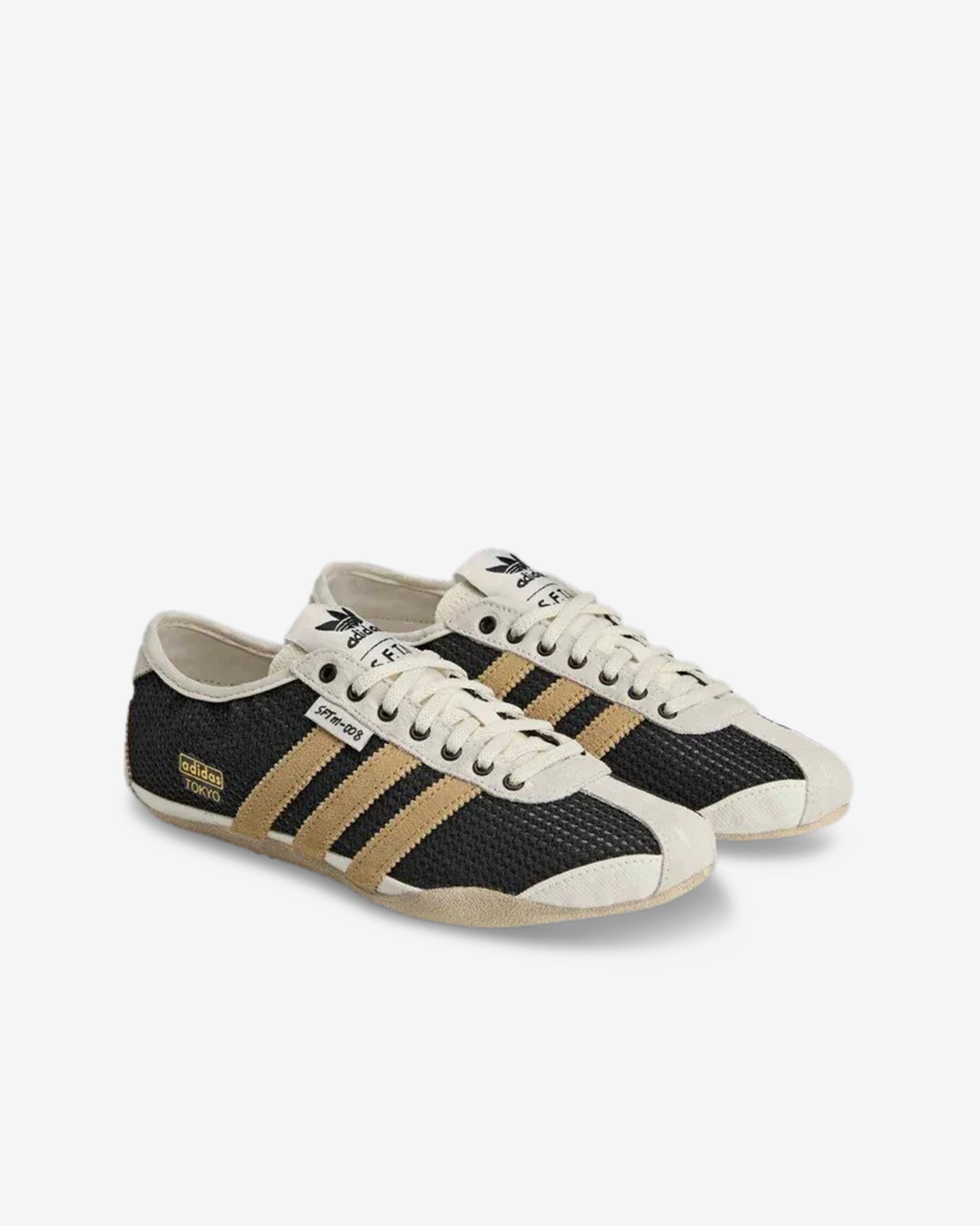 Adidas - Women's Song For The Mute Tokyo Sneakers - (Black/Beige) view 3, Click to Zoom in