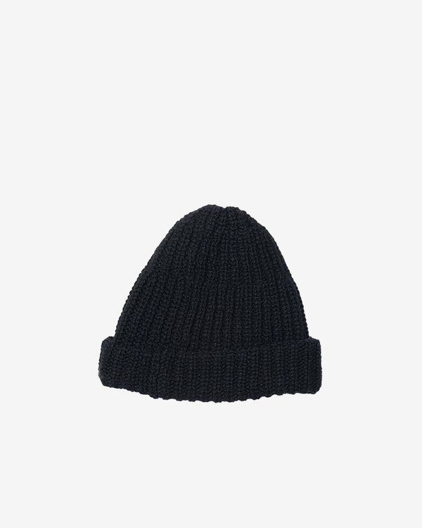 Paly - Hand Knitted Beanie - (Black)