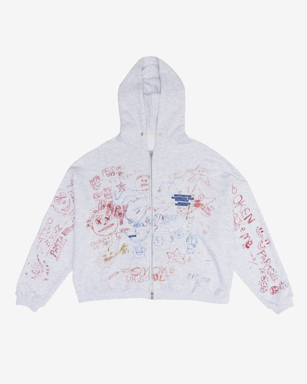 Paly - Men's Joshua Tree Double Zip Hoodie - (Multi)