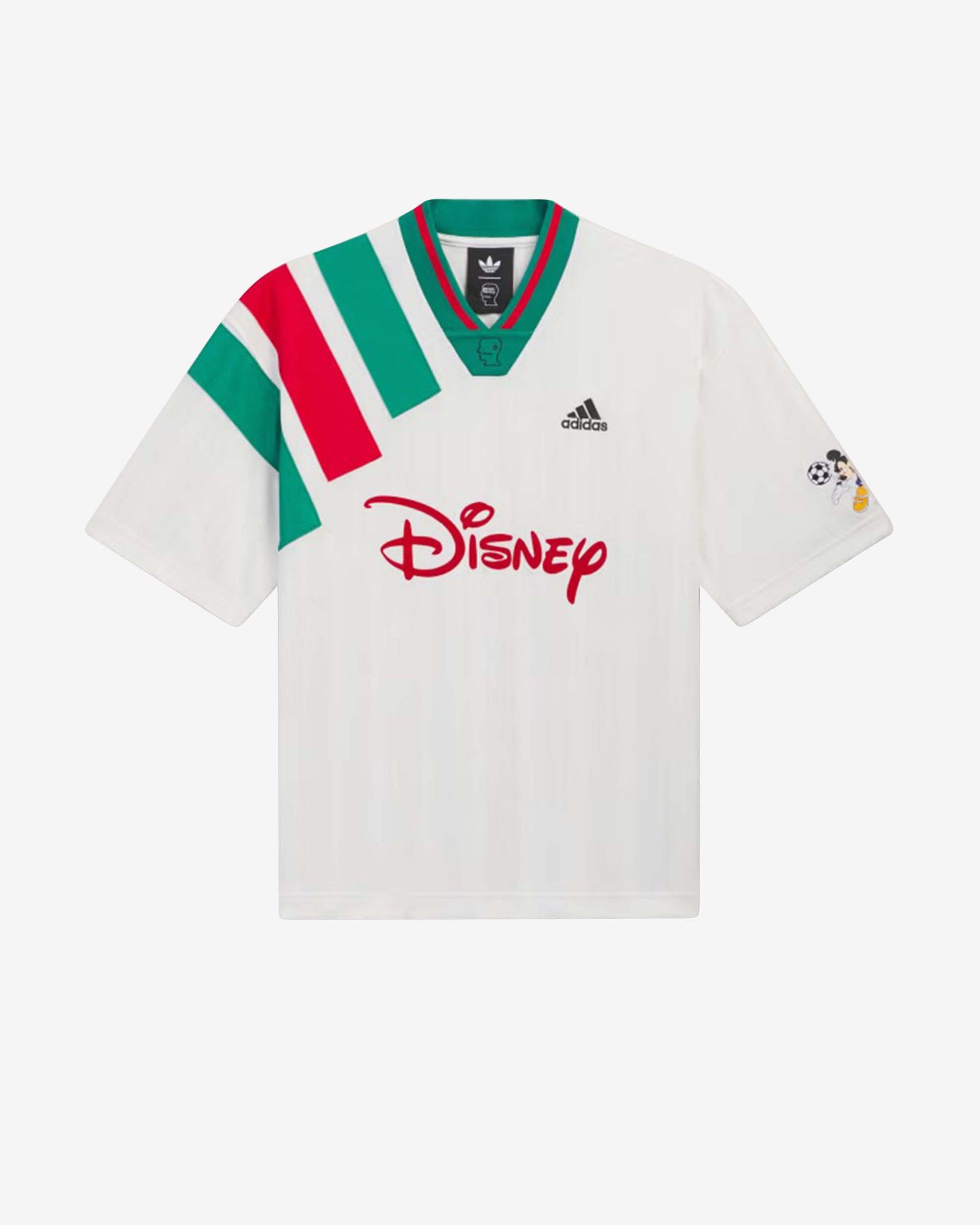 Brain Dead X Adidas X Disney - Men's Jacquard Soccer Jersey - (White) view 1, Click to Zoom in
