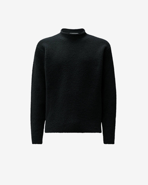 Massimo Osti - Men's Boucle Felted Crewneck - (Black)