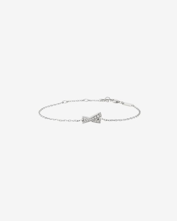 Unsaid - Women's Infinite Charm Diamond Bracelet - (White Gold)