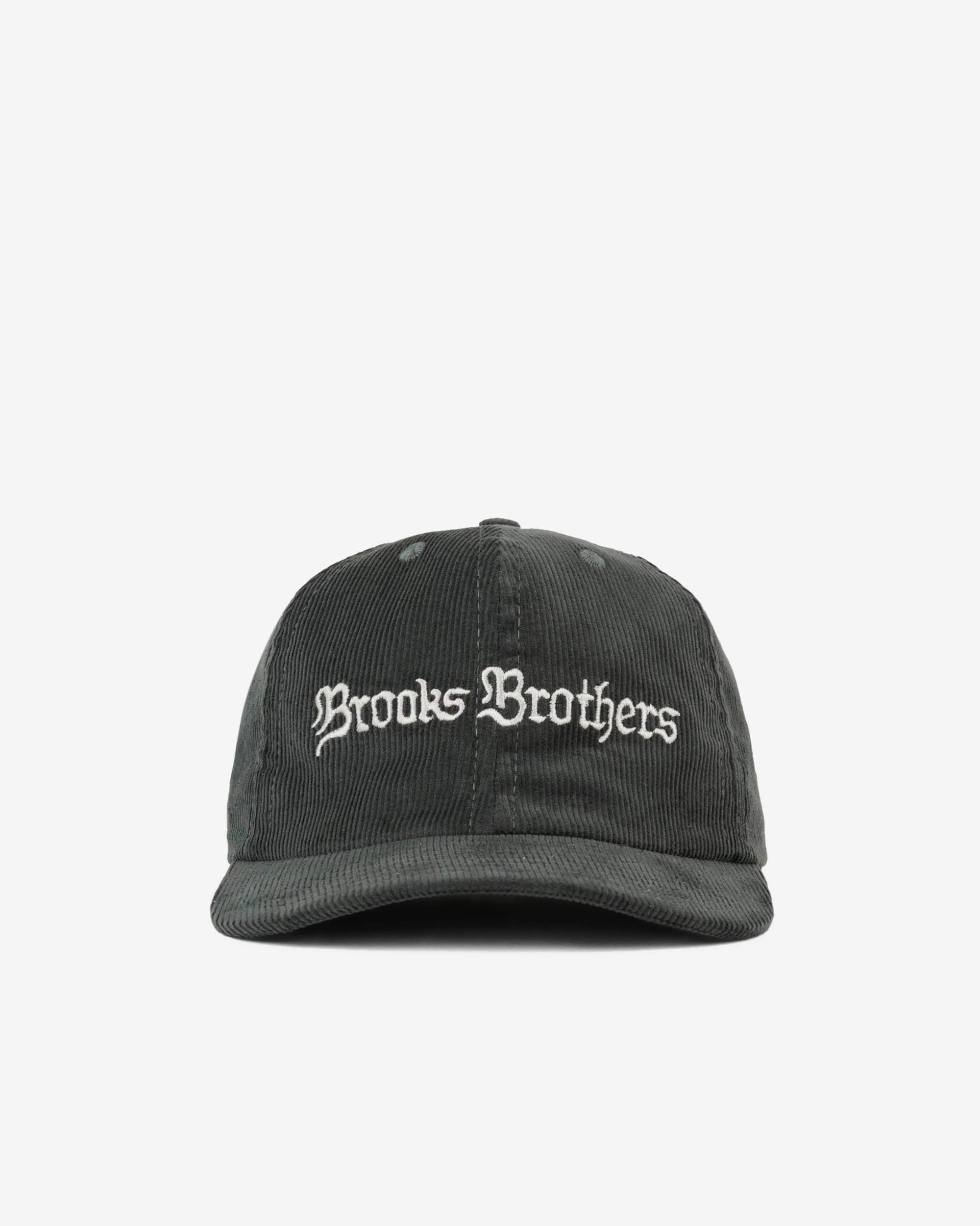 Brain Dead - Brooks Brothers Men's California 6 Panel Corduroy Hat - (Forest Green) view 1, Click to Zoom in