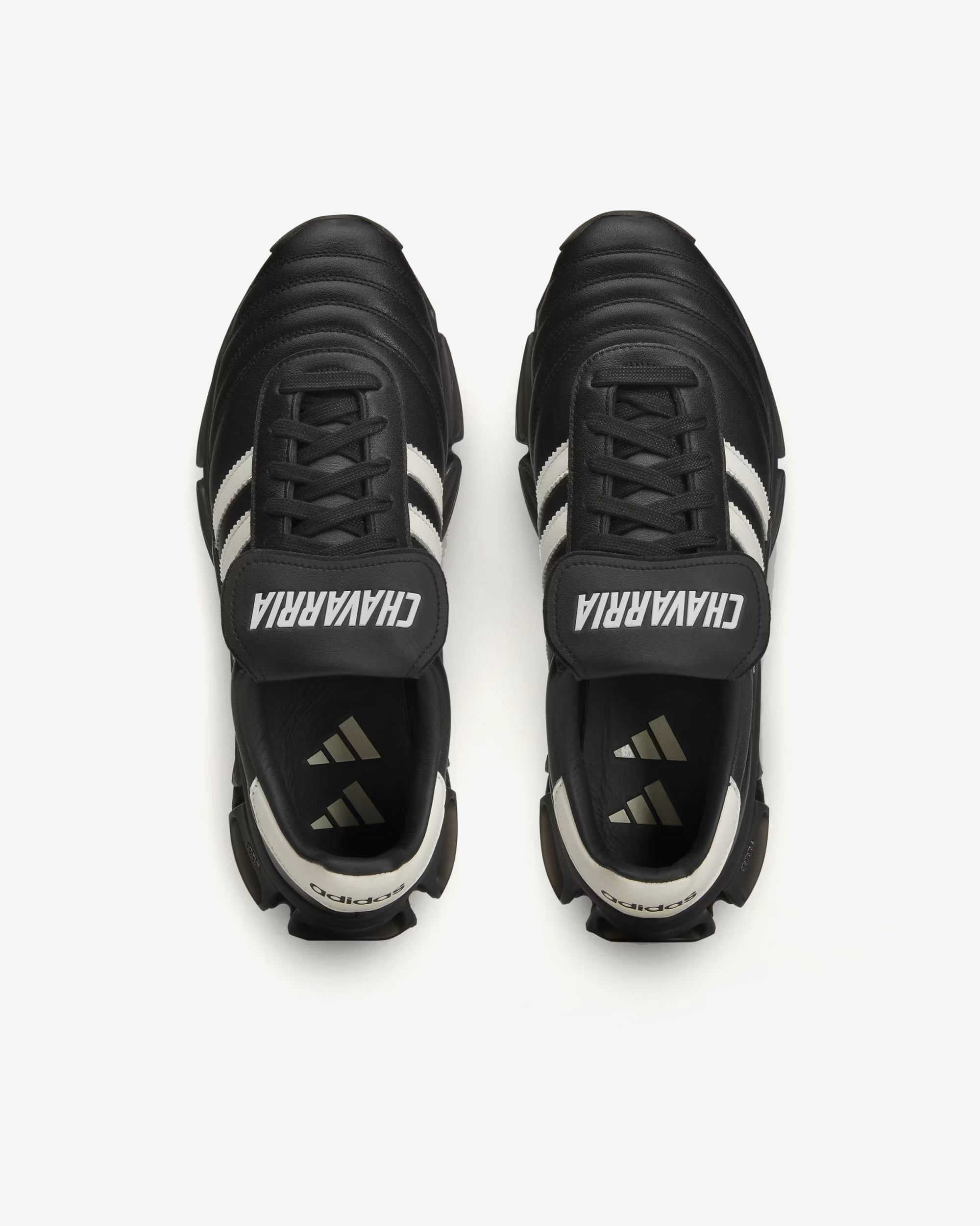 Adidas - Men's Willy Chavarria Megaride Copa Sneakers - (Core Black/Off White) view 5, Click to Zoom in