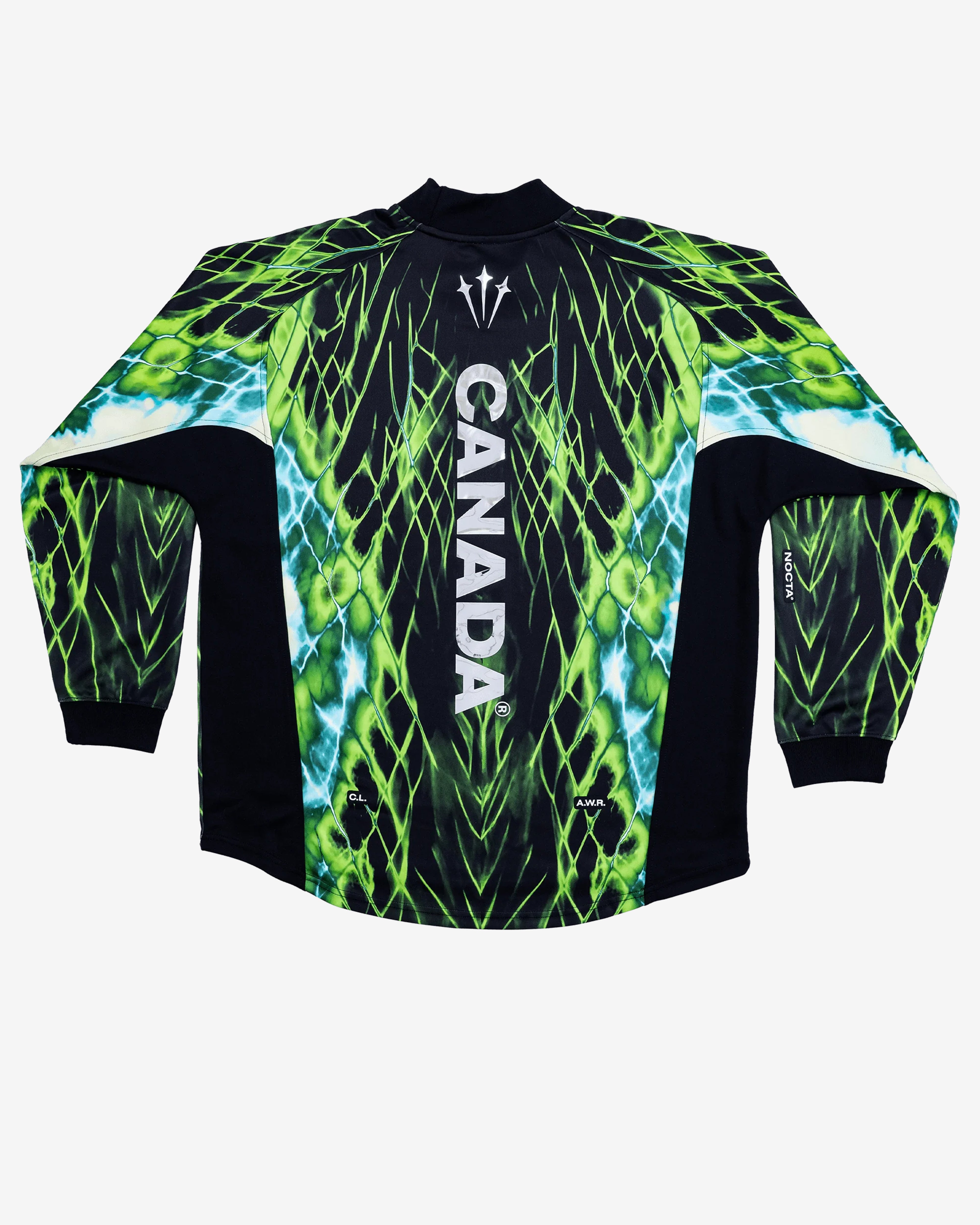Nike: Men's Nocta X Canada Long Sleeve Jersey (Black/Green