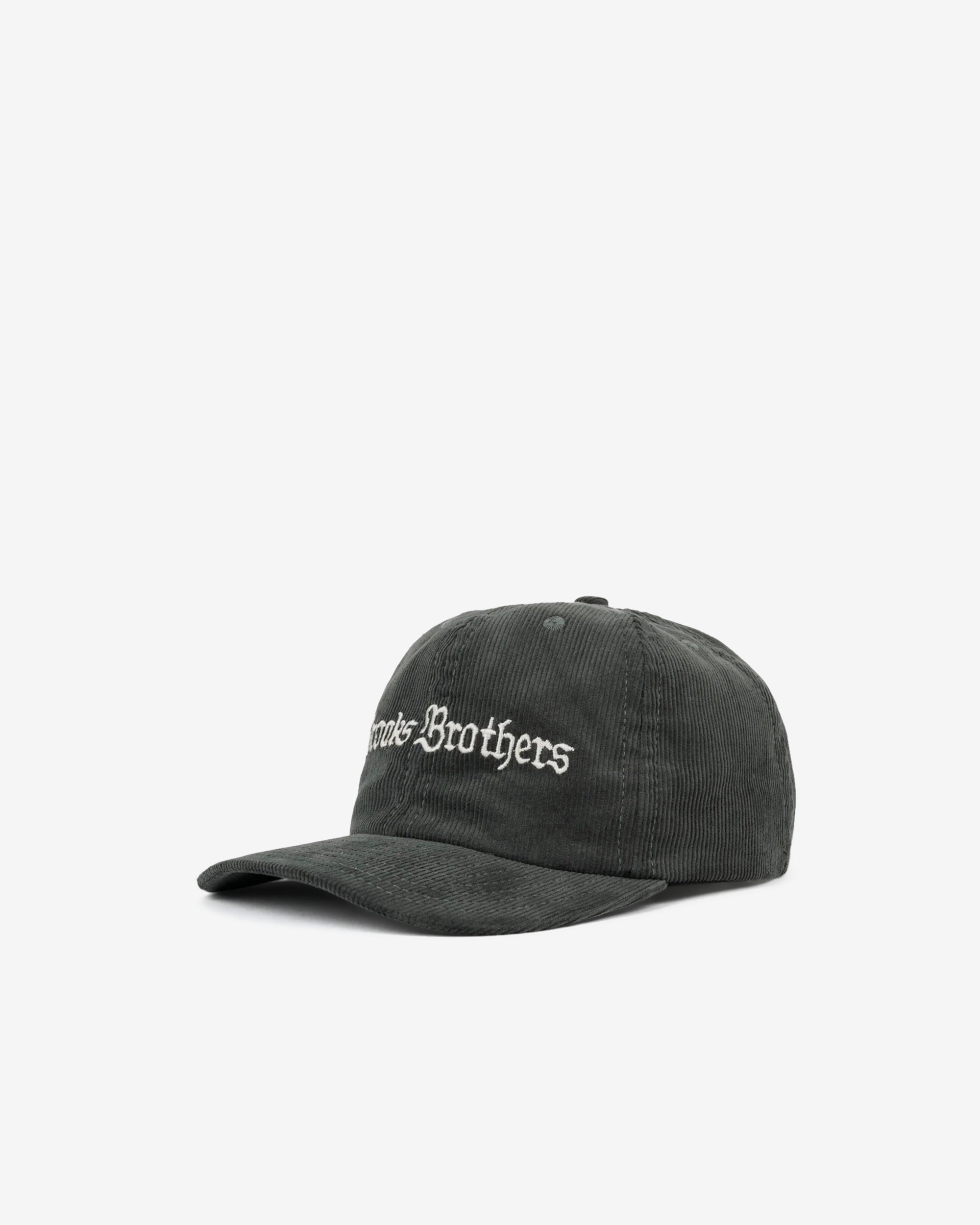 Brain Dead - Brooks Brothers Men's California 6 Panel Corduroy Hat - (Forest Green) view 2, Click to Zoom in