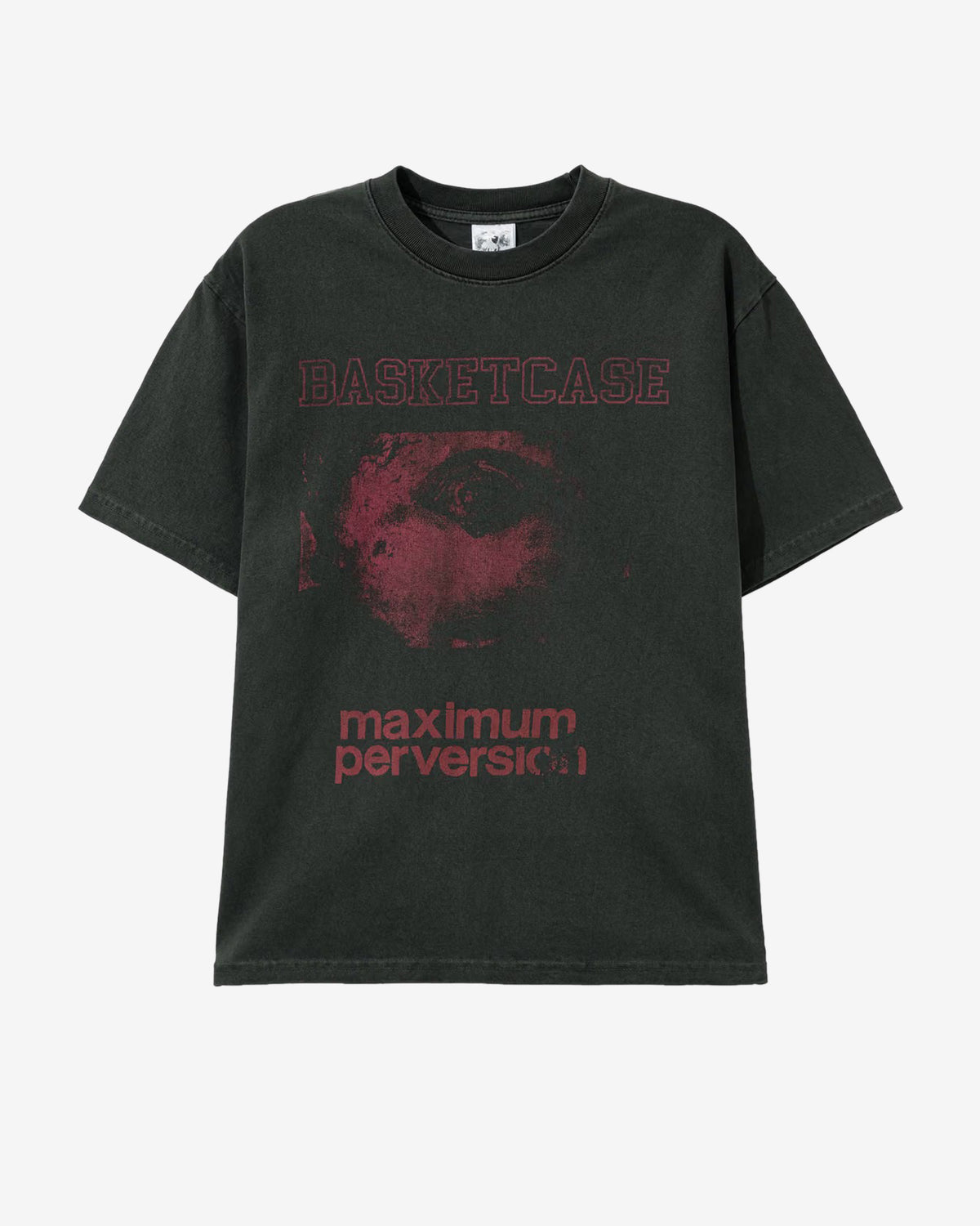 Basketcase - Men's Crutch Tee - (Vintage Black) view 1, Click to Zoom in