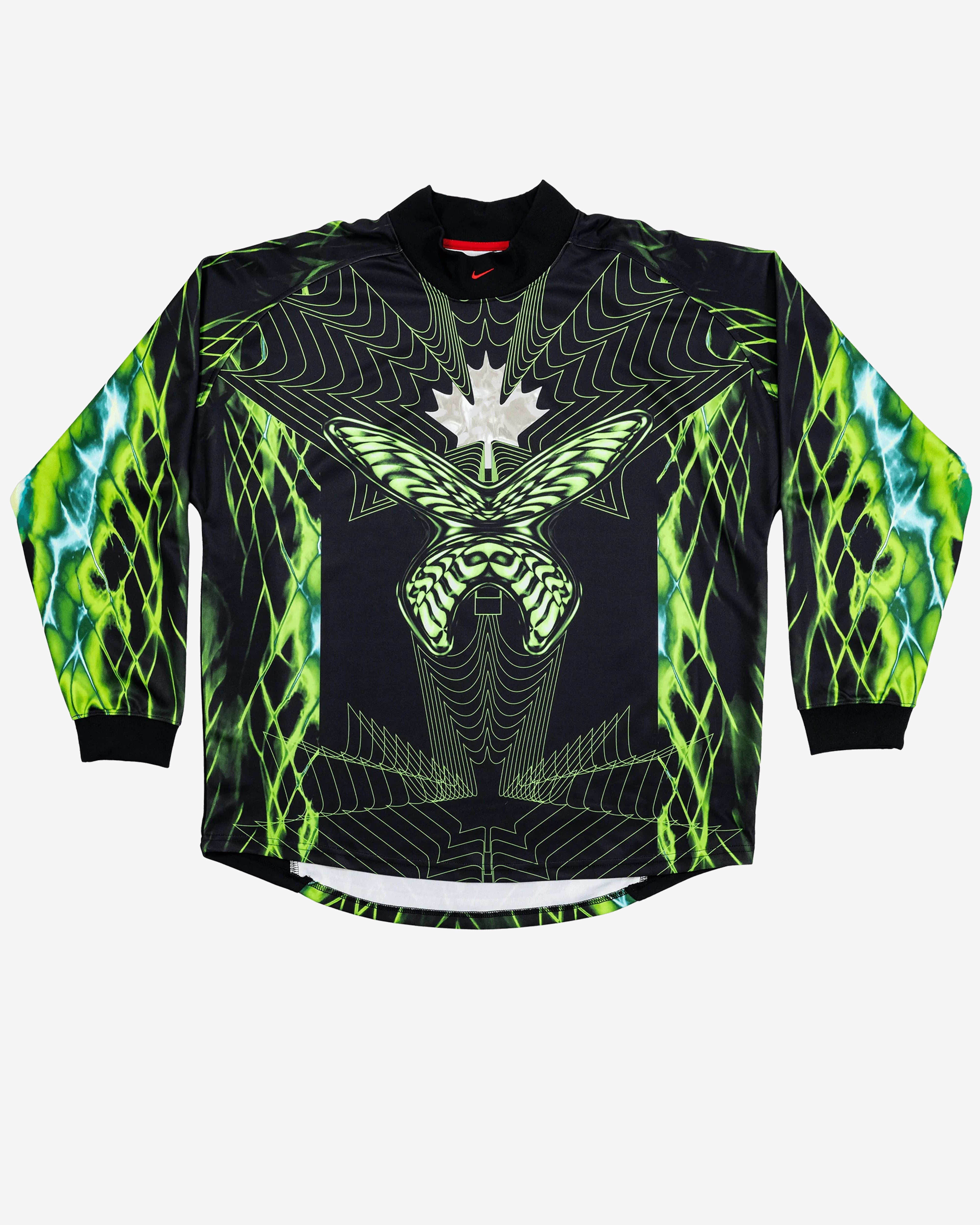 Nike: Men's Nocta X Canada Long Sleeve Jersey (Black/Green