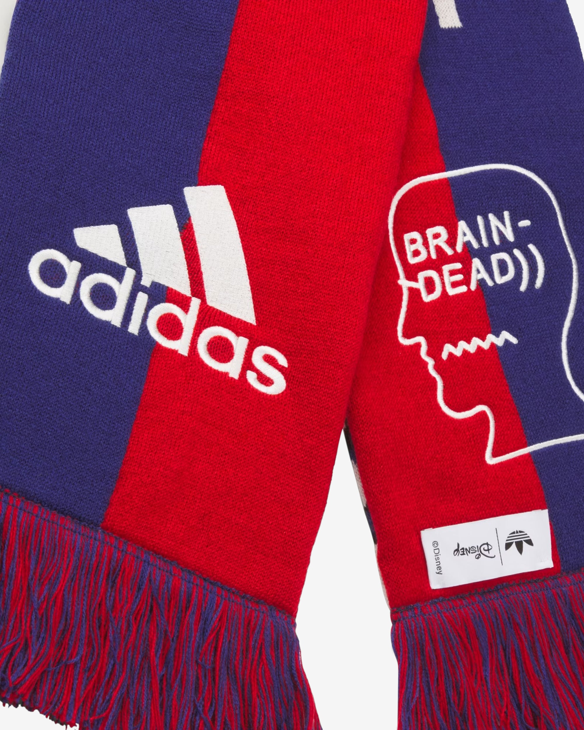 Brain Dead X Adidas X Disney - Men's Scarf - (Red) view 2, Click to Zoom in