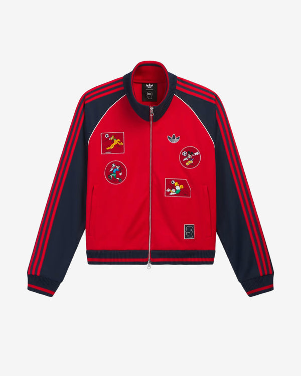 Brain Dead X Adidas X Disney - Men's Track Jacket - (Scarlet)