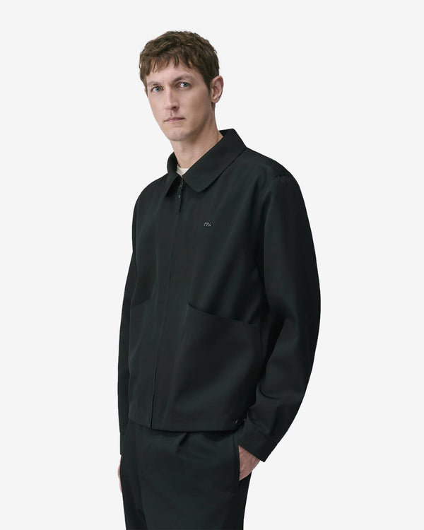 Massimo Osti - Men's Lana Termosaldata Overshirt - (Black)