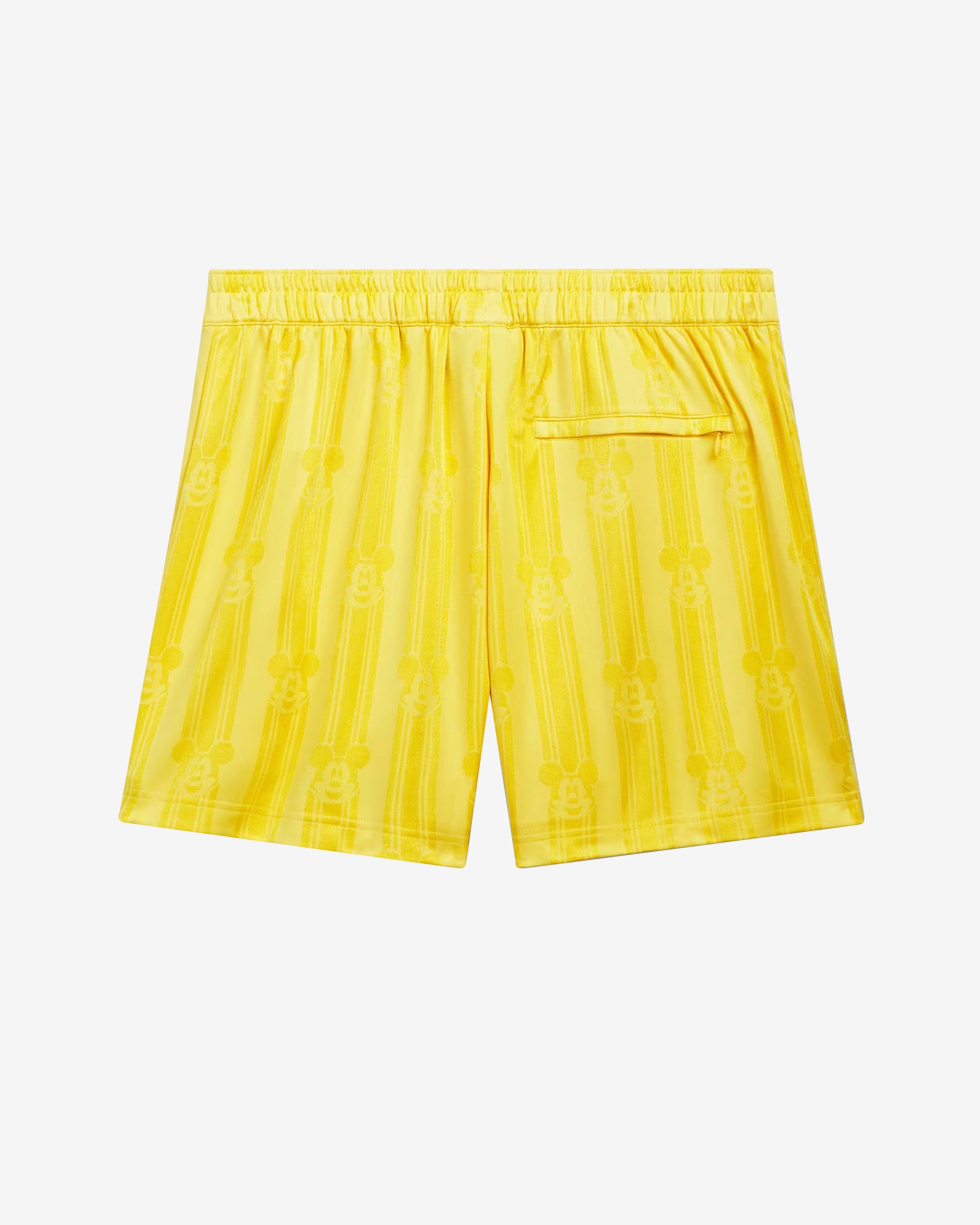 Brain Dead X Adidas X Disney - Men's Jacquard Soccer Shorts - (Yellow) view 2, Click to Zoom in
