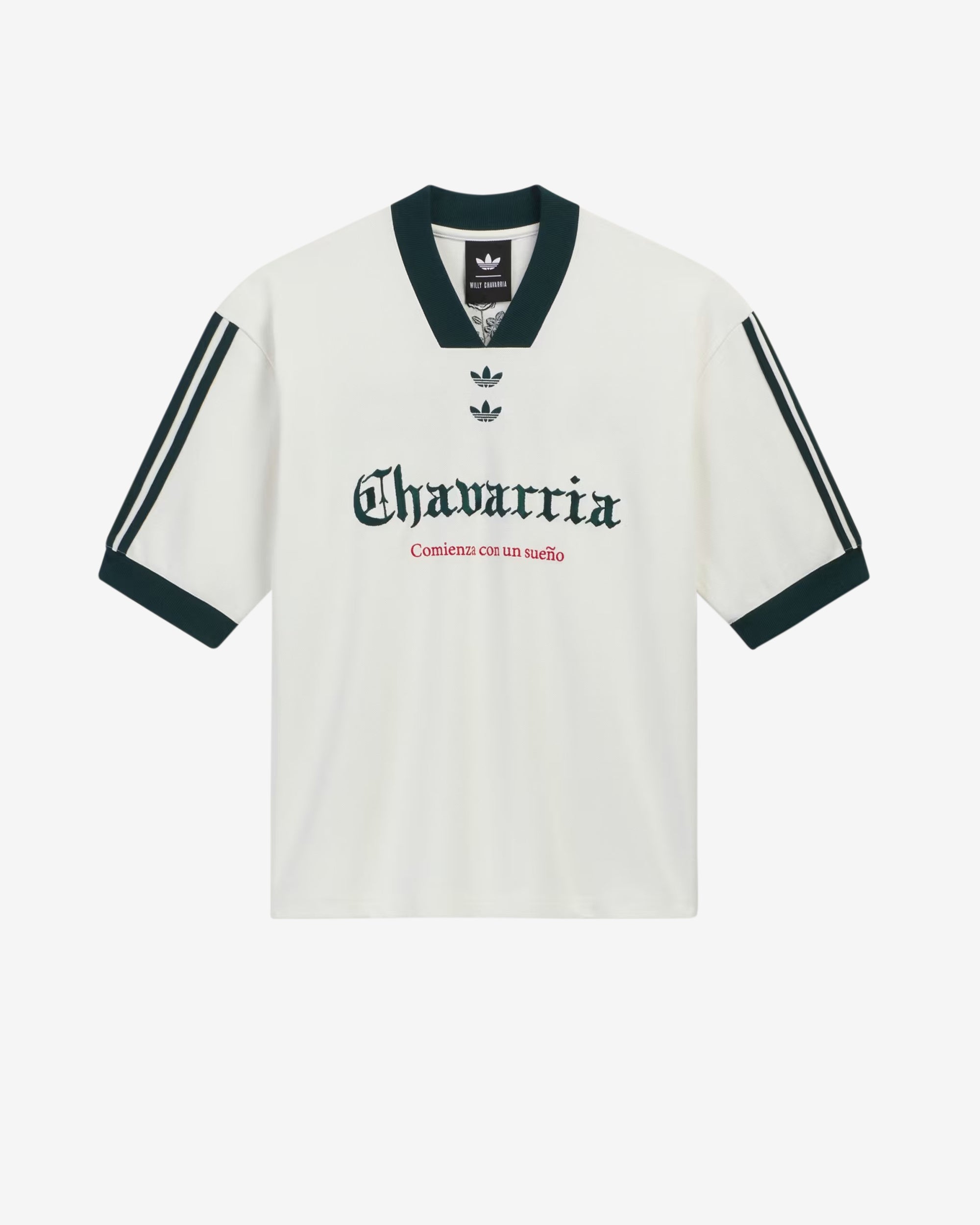 Adidas - Men's Willy Chavarria Soccer Tee - (Off White) view 1, Click to Zoom in