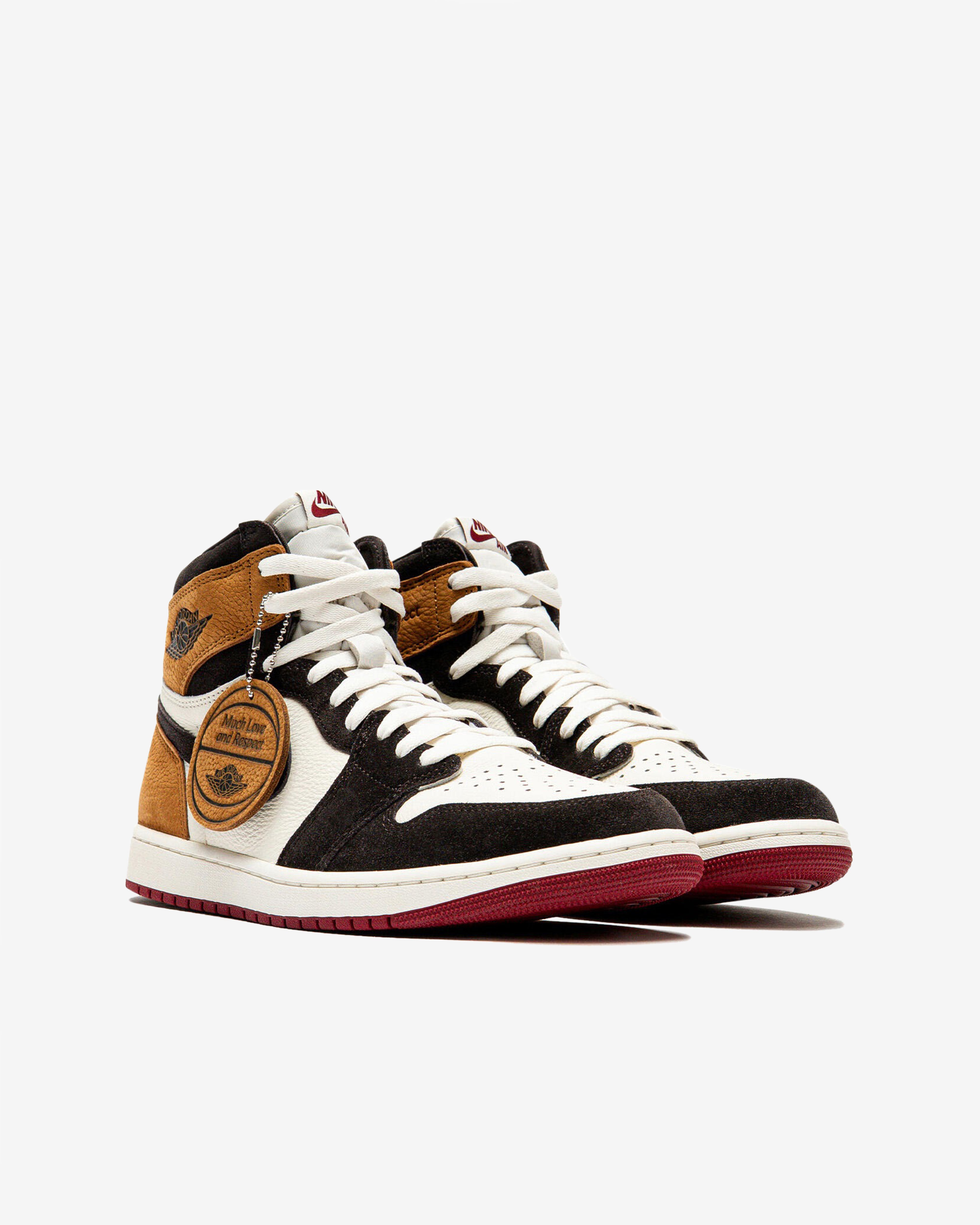 Nike: Men's Air Jordan 1 Retro High OG Sneakers (Love Letter