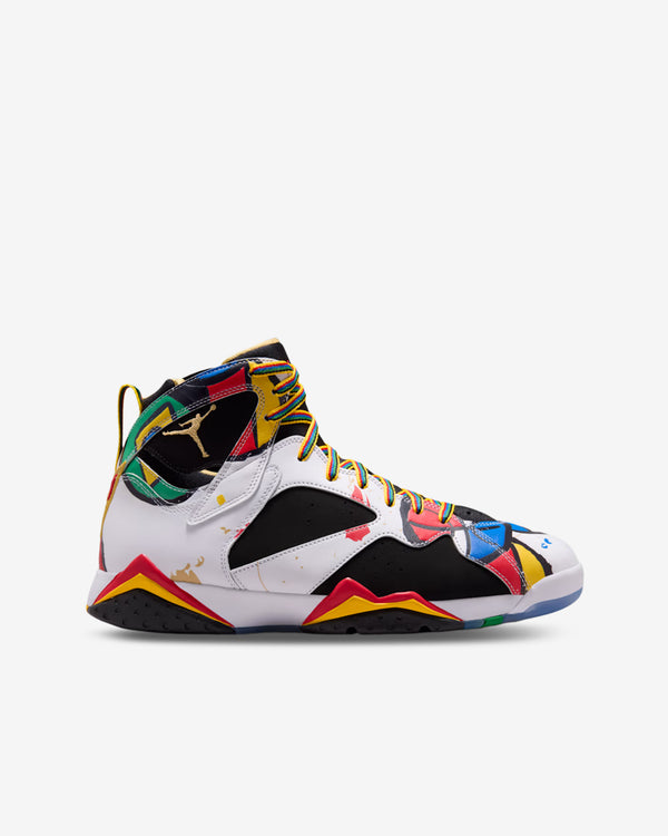 Nike - Men's Air Jordan 7 Retro Miró Sneakers - (White/Multi)