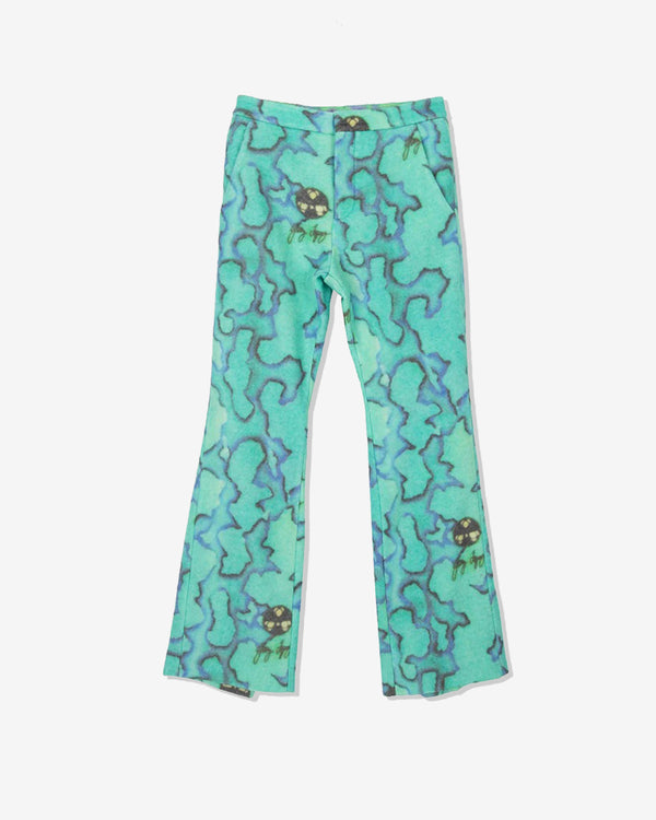 ERL - Men's Back Vent Straight Leg Trousers - (Blue/Green)