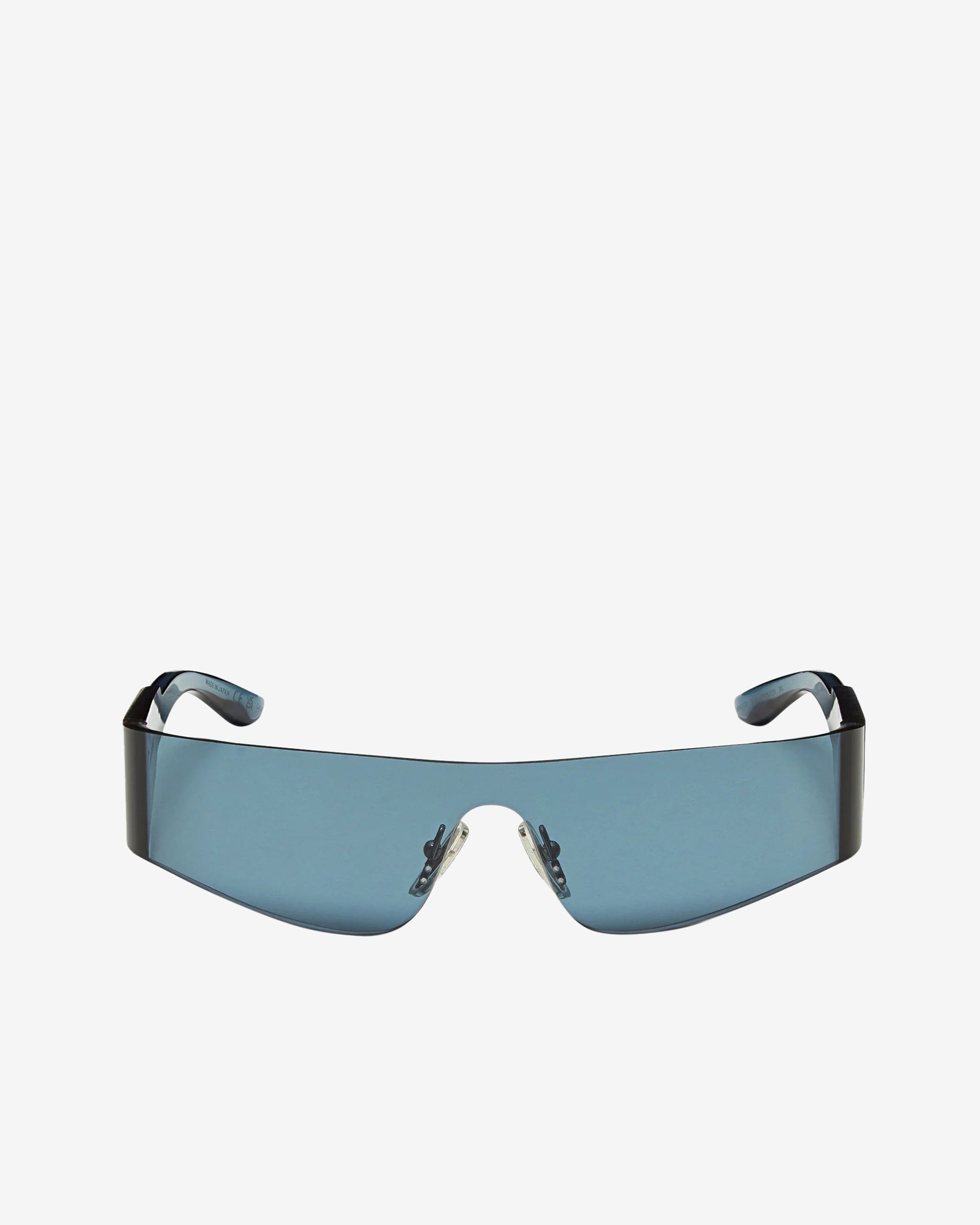 Balenciaga - Women's Mono Rectangle Sunglasses - (Blue) view 1, Click to Zoom in