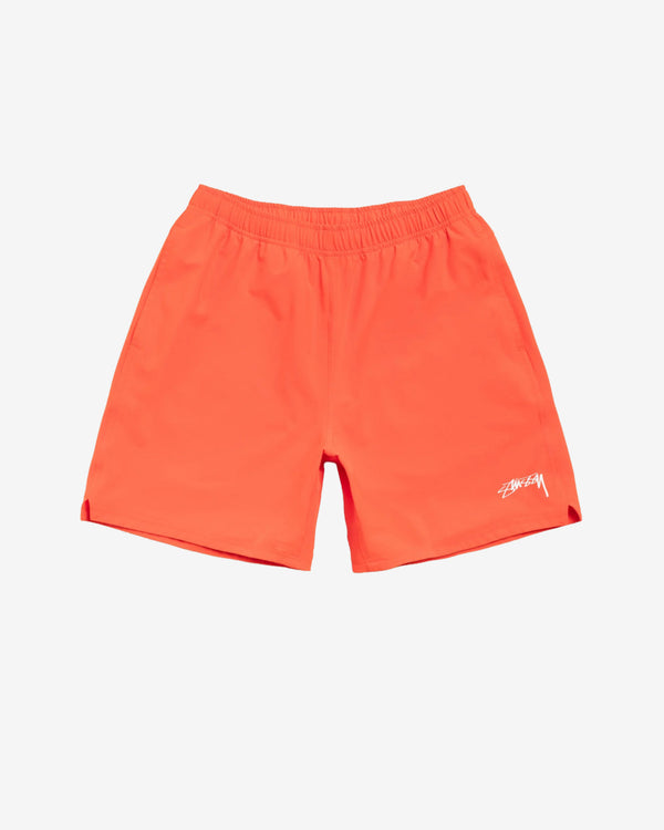 Stüssy - Men's Sport Short - (Red Orange)