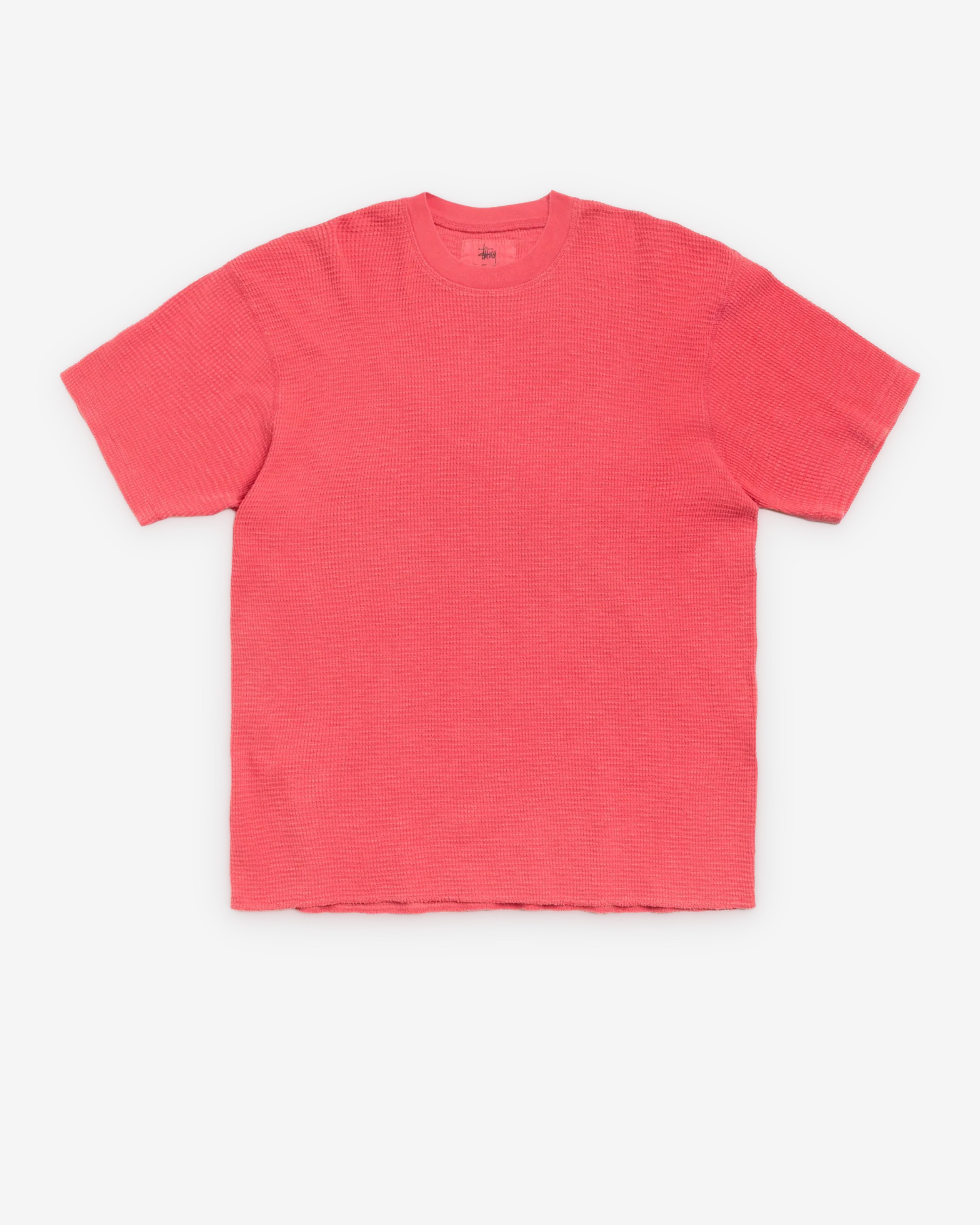 Stüssy: Men's Pigment Dyed SS Thermal (Washed Red) | DSMNY E-SHOP