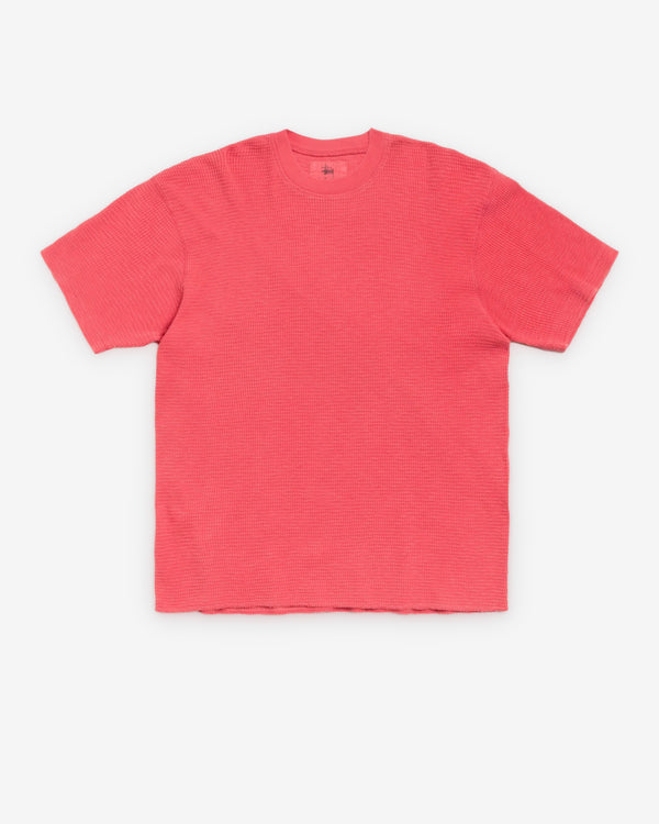 Stüssy - Men's Pigment Dyed SS Thermal - (Washed Red)